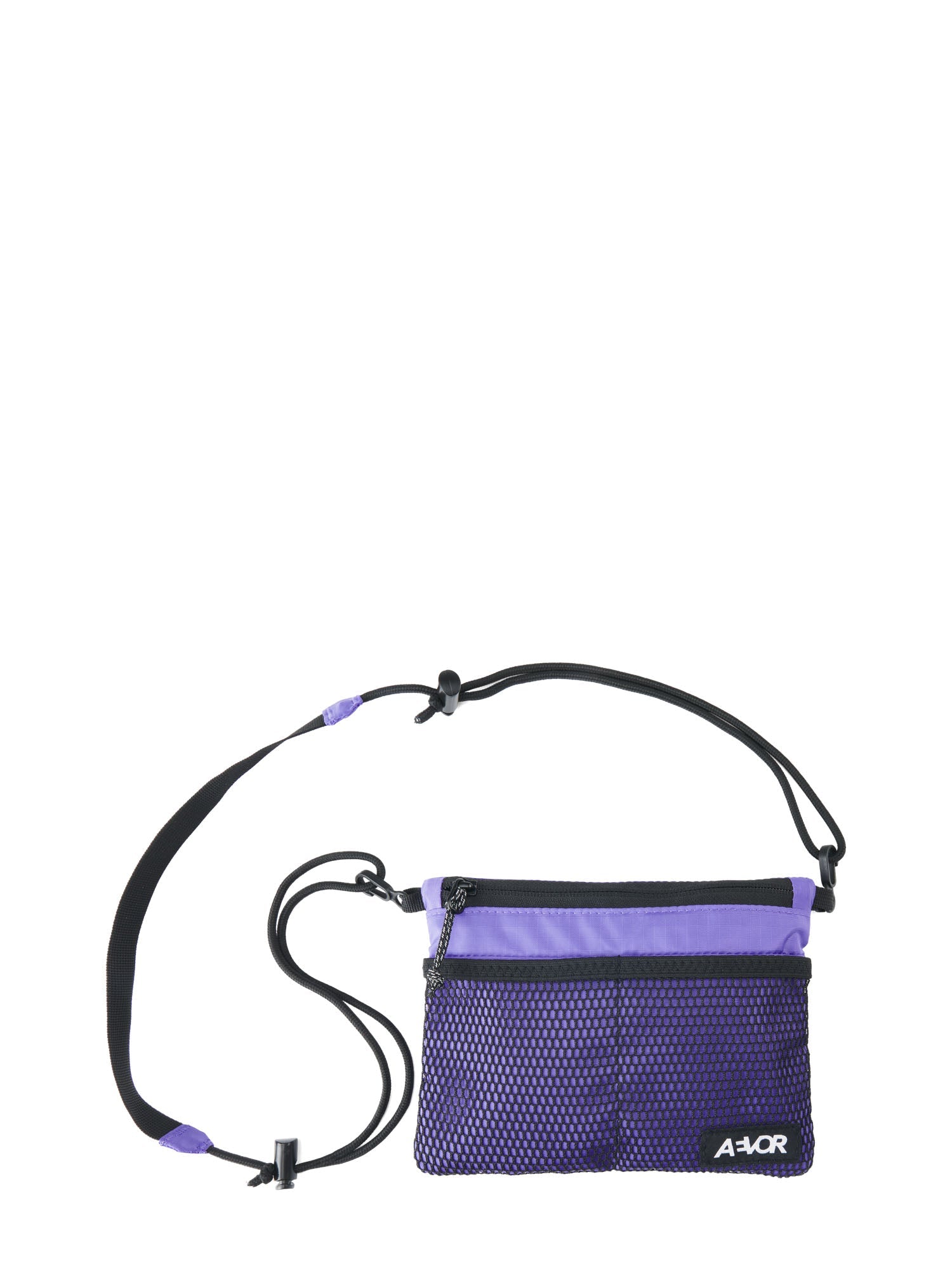 AEVOR-Chest-Pouch-Ripstop-Purple-front