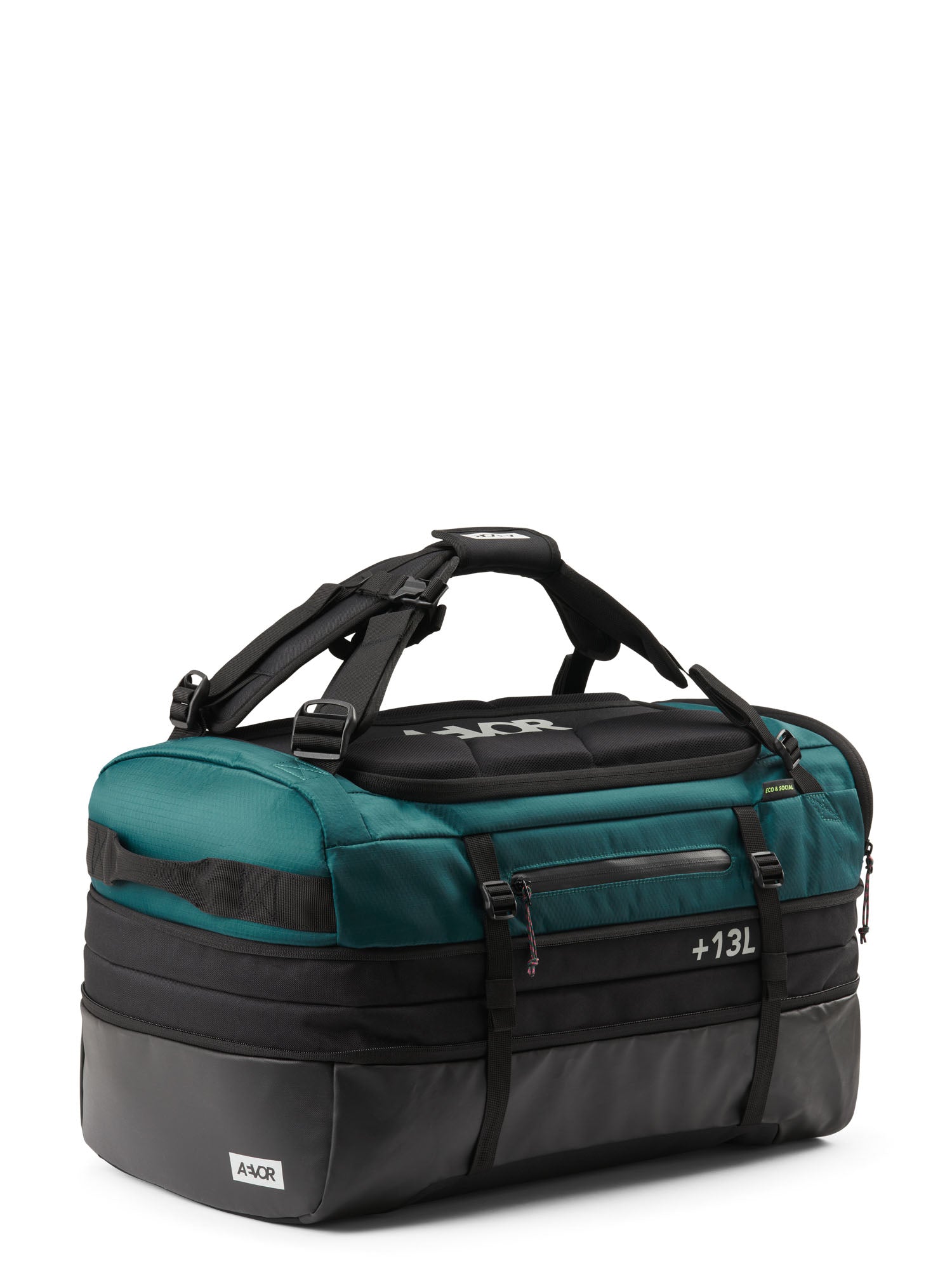 AEVOR-Duffel-Pack-Proof-Evergreen-front