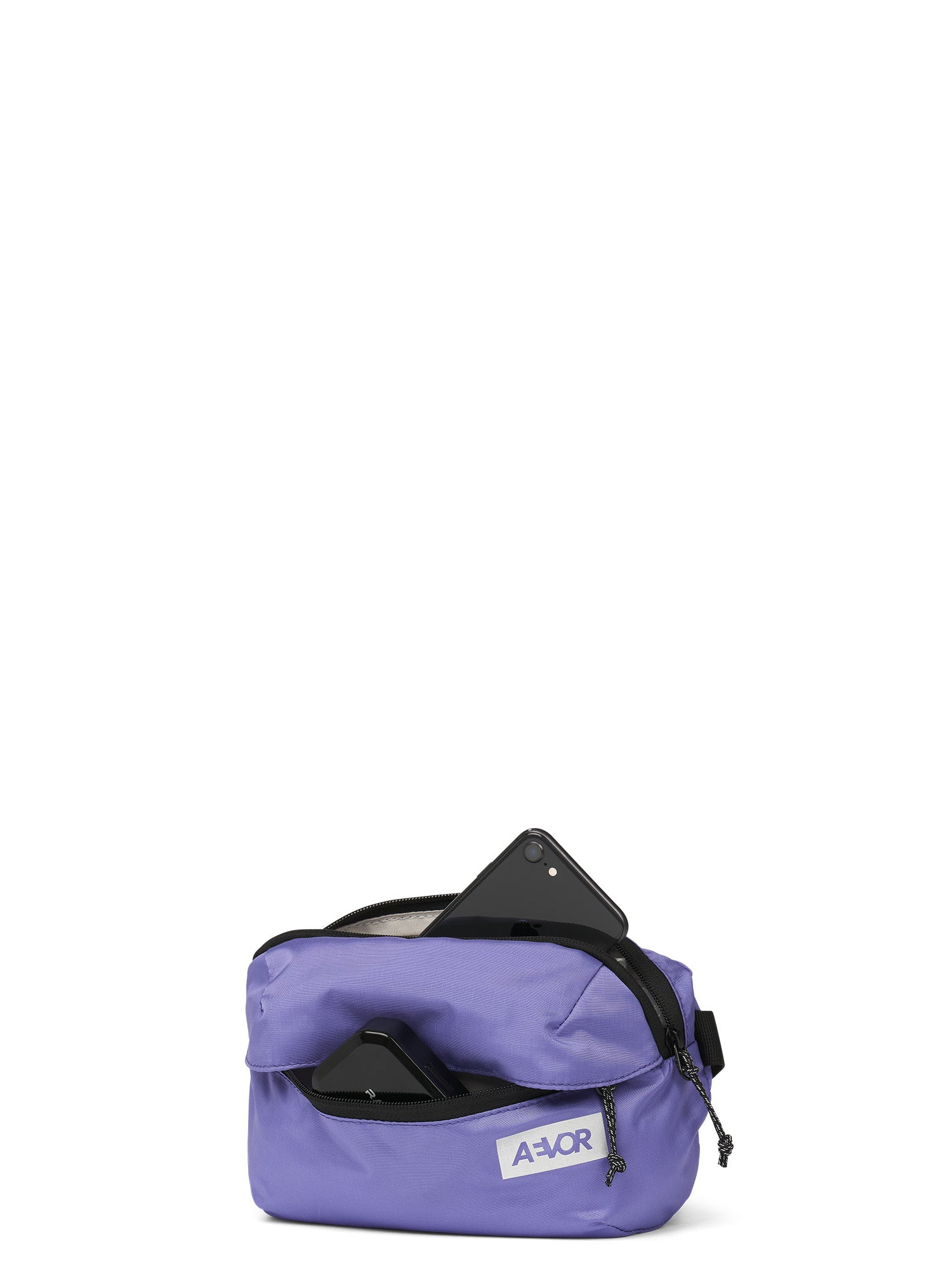 AEVOR-Hip-Bag-Ease-Ripstop-Purple-front-details