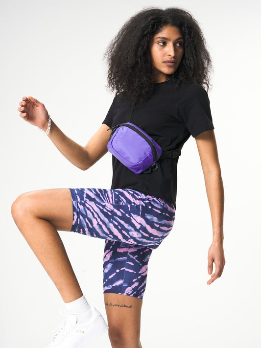 AEVOR-Hip-Bag-Move-Ripstop-Purple-model-front