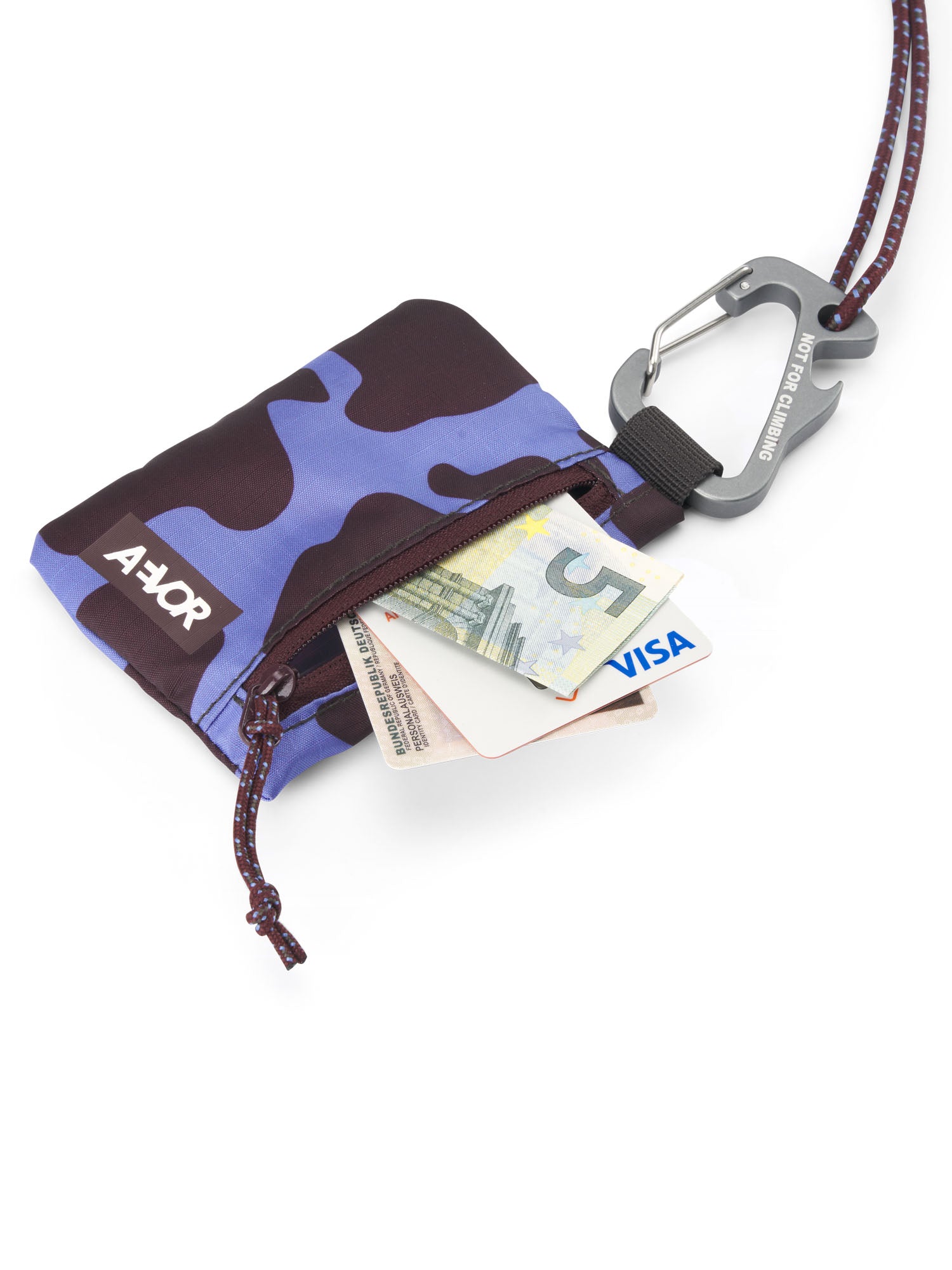 AEVOR-Explore-Wallet-Ripstop-Chocolate-Chip-front-details