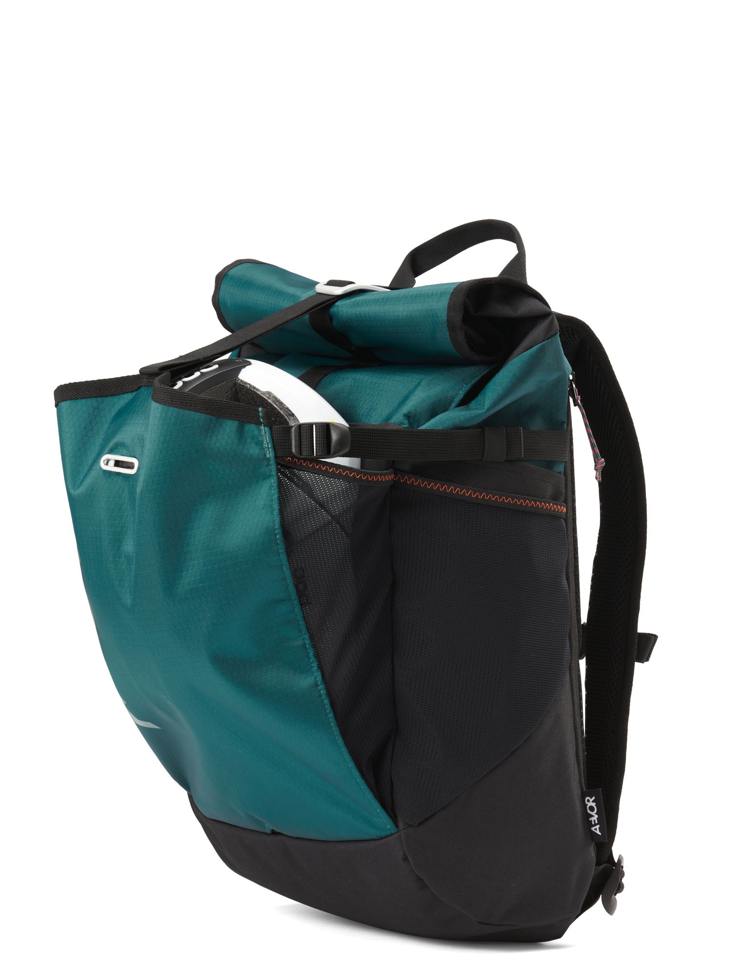 AEVOR-Roll-Pack-Proof-Evergreen-front-details