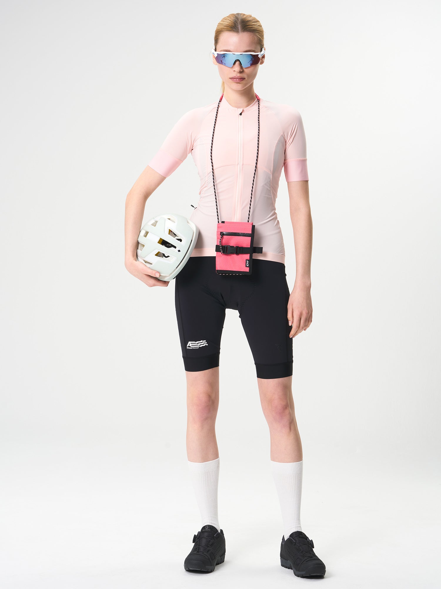 AEVOR-Bike-Saddle-Bag-Proof-Pink-Flash-model-front