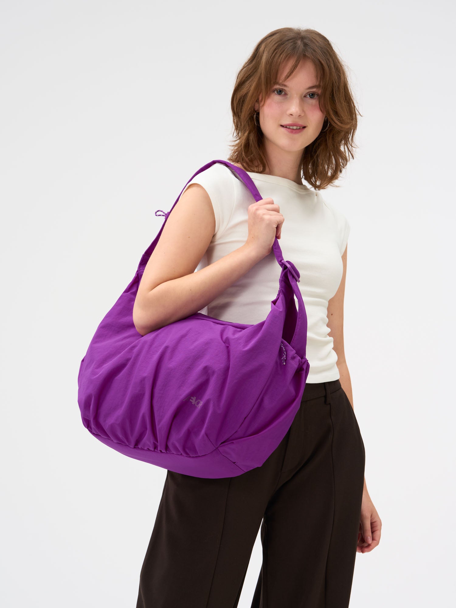 Slouchy Bag - Electric Fuchsia