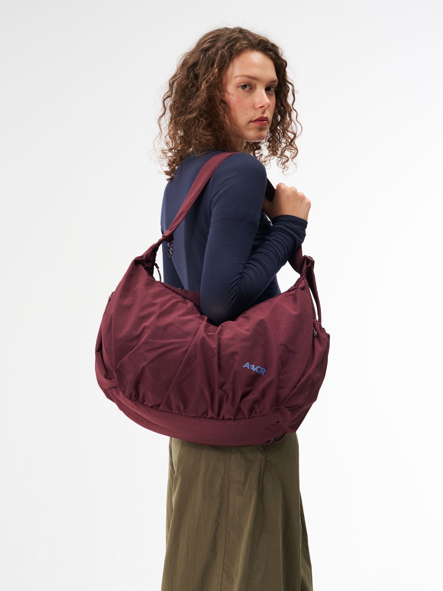 Slouchy Bag - Burgundy