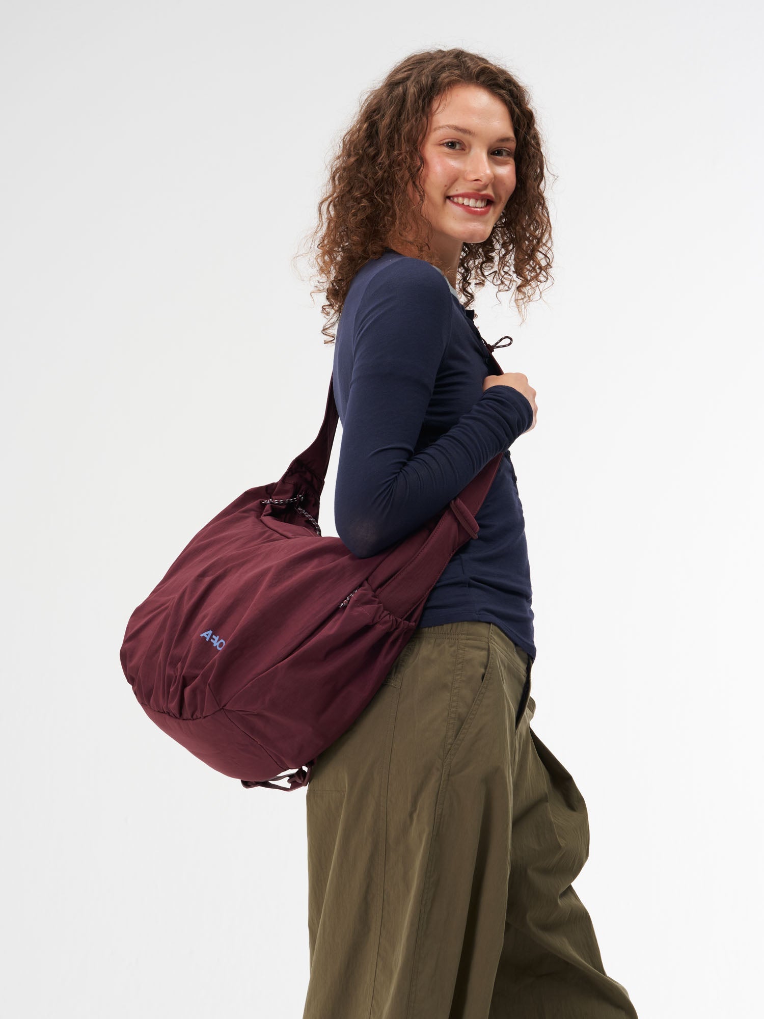 Slouchy Bag - Burgundy