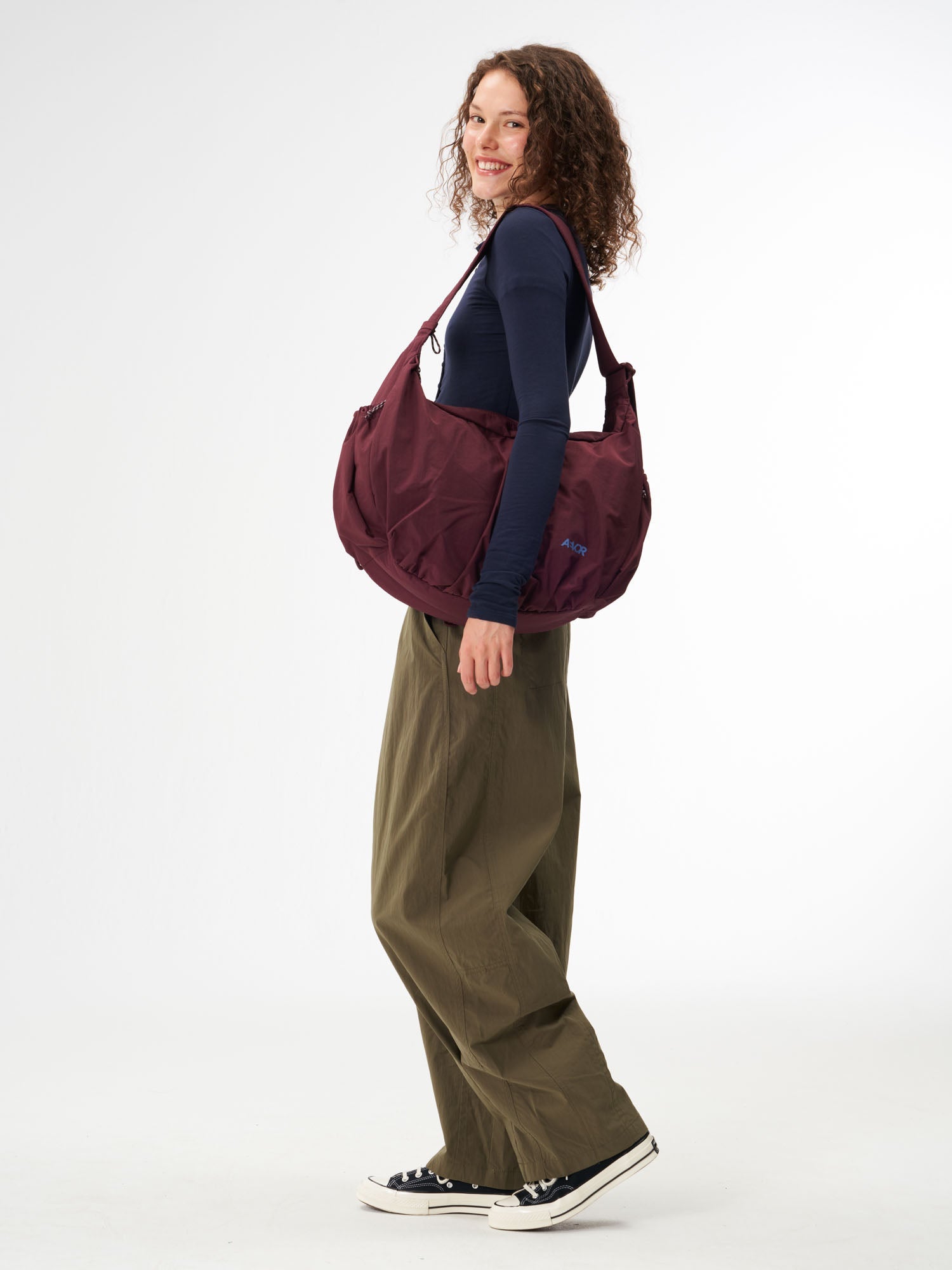 Slouchy Bag - Burgundy