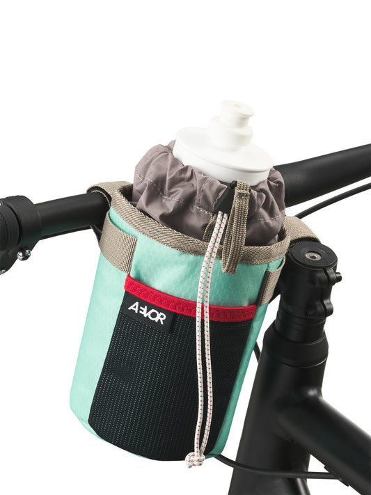 AEVOR-Bike-Stem-Bag-Proof-Green-Blue-front-details