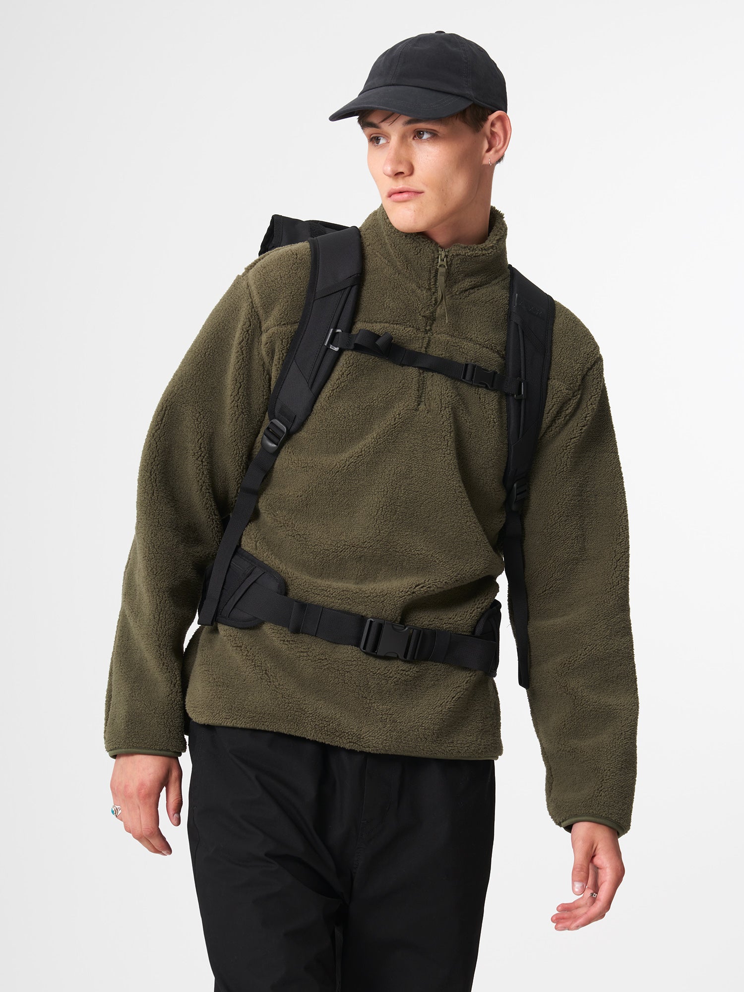 AEVOR-Travel-Pack-Black-Eclipse-model-back