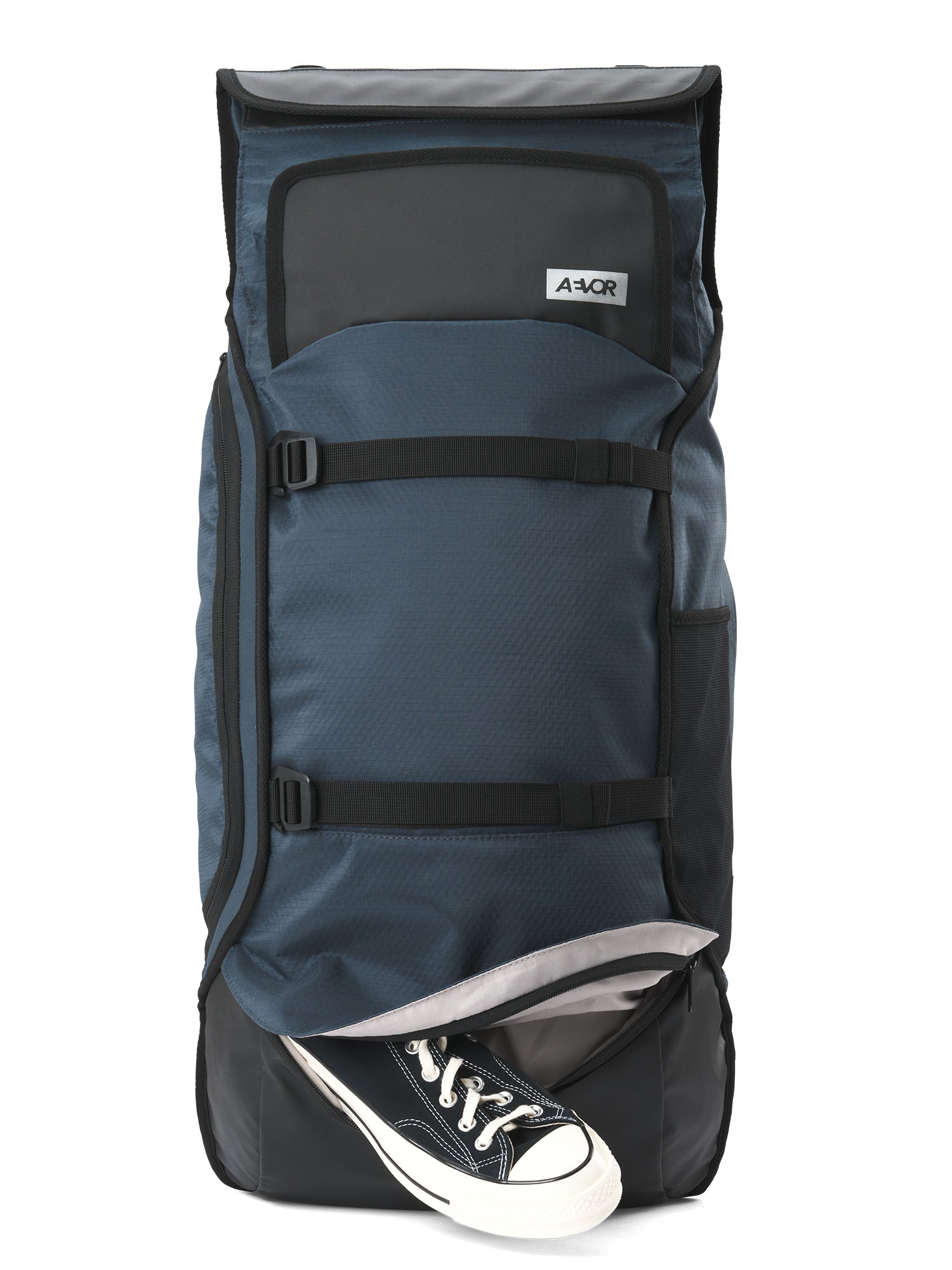 AEVOR-Travel-Pack-Proof-Petrol-front-details
