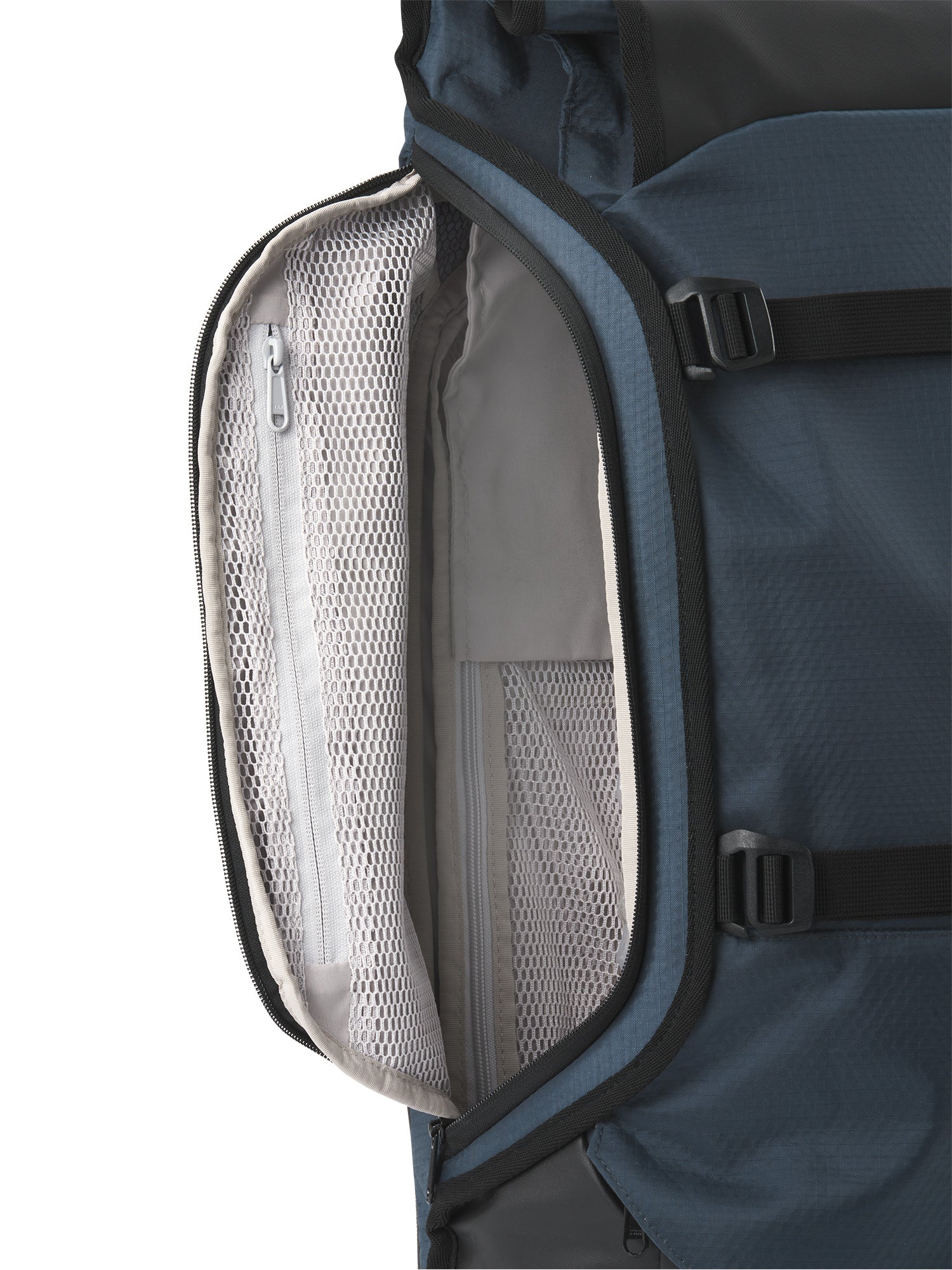 AEVOR-Travel-Pack-Proof-Petrol-closeup-details