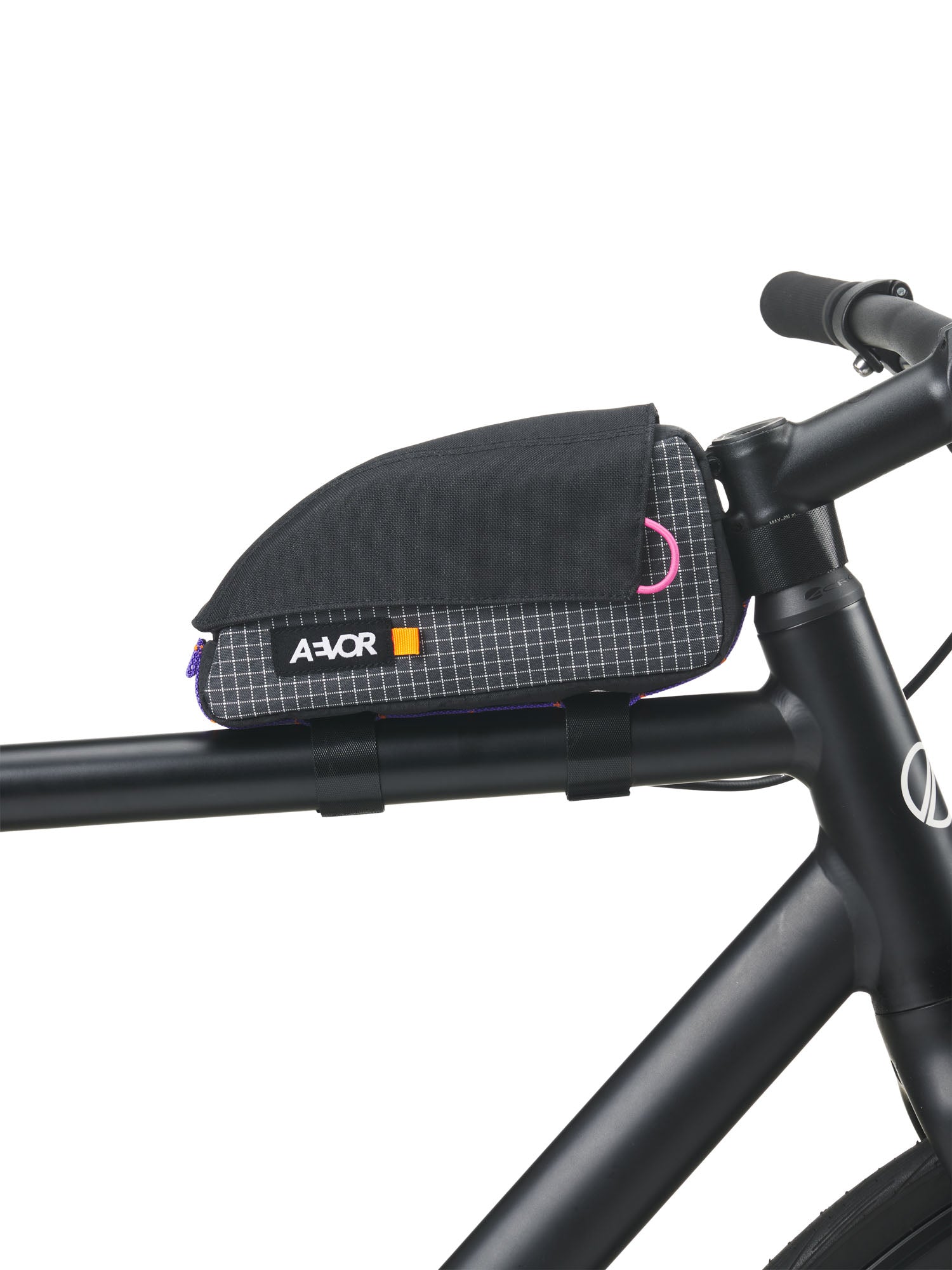 AEVOR-UBG-Top-Tube-Pack-S-Black-White-Grid-front