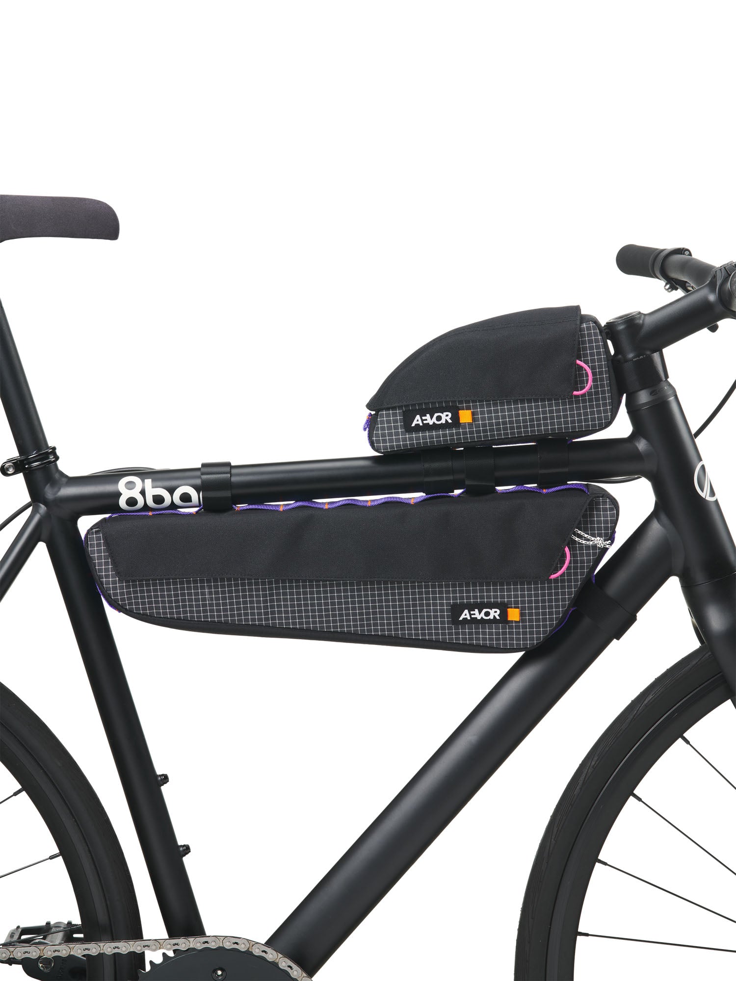 AEVOR-UBG-Top-Tube-Pack-S-Black-White-Grid-front