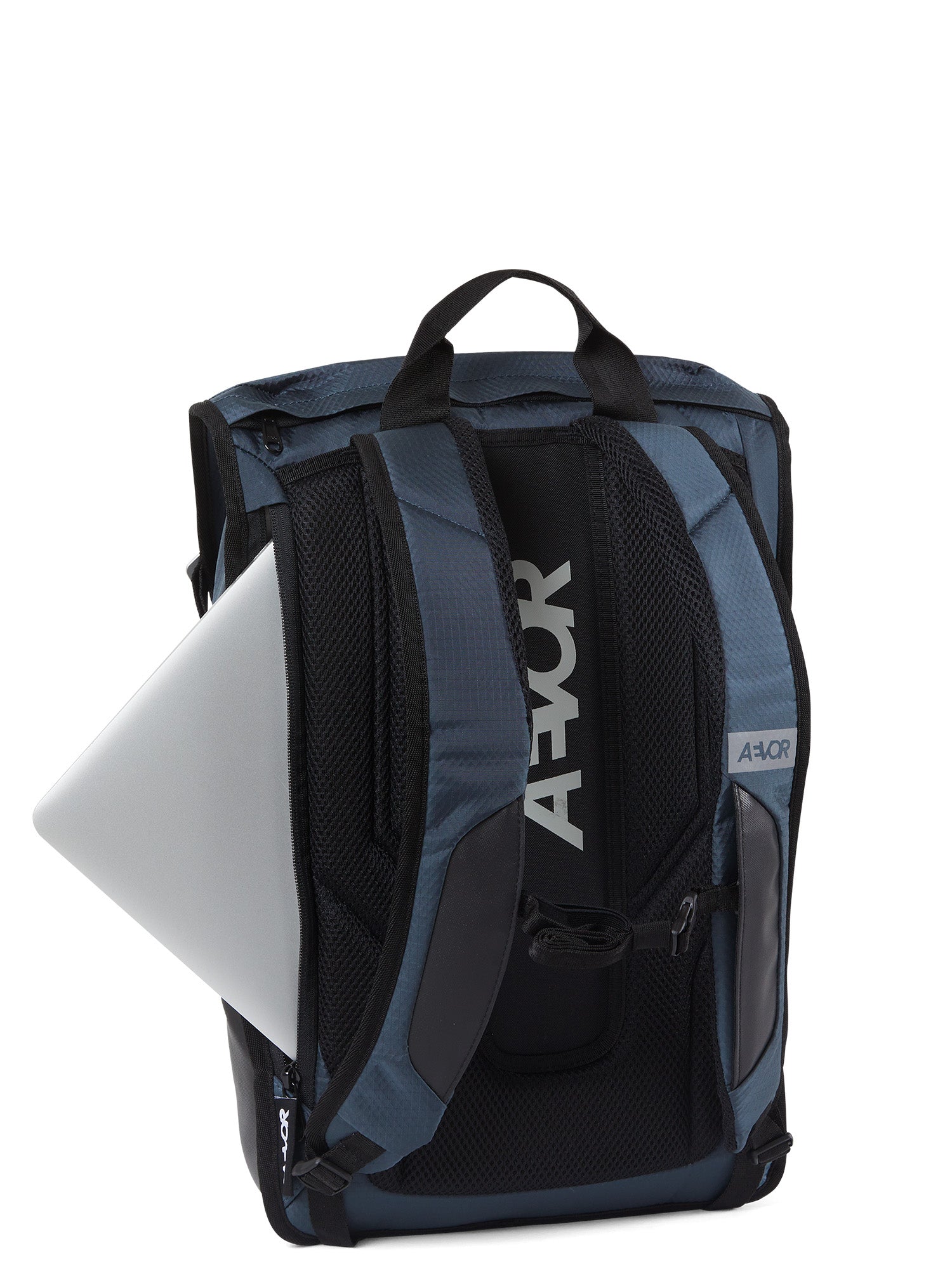 AEVOR-Daypack-Proof-Petrol-back-detail