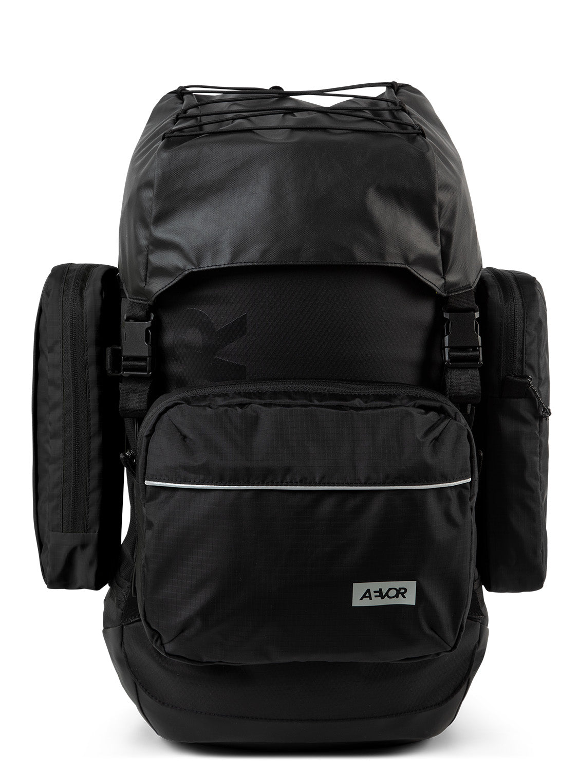 AEVOR-backpack-Explore-Pack-Proof-Black-front-detail