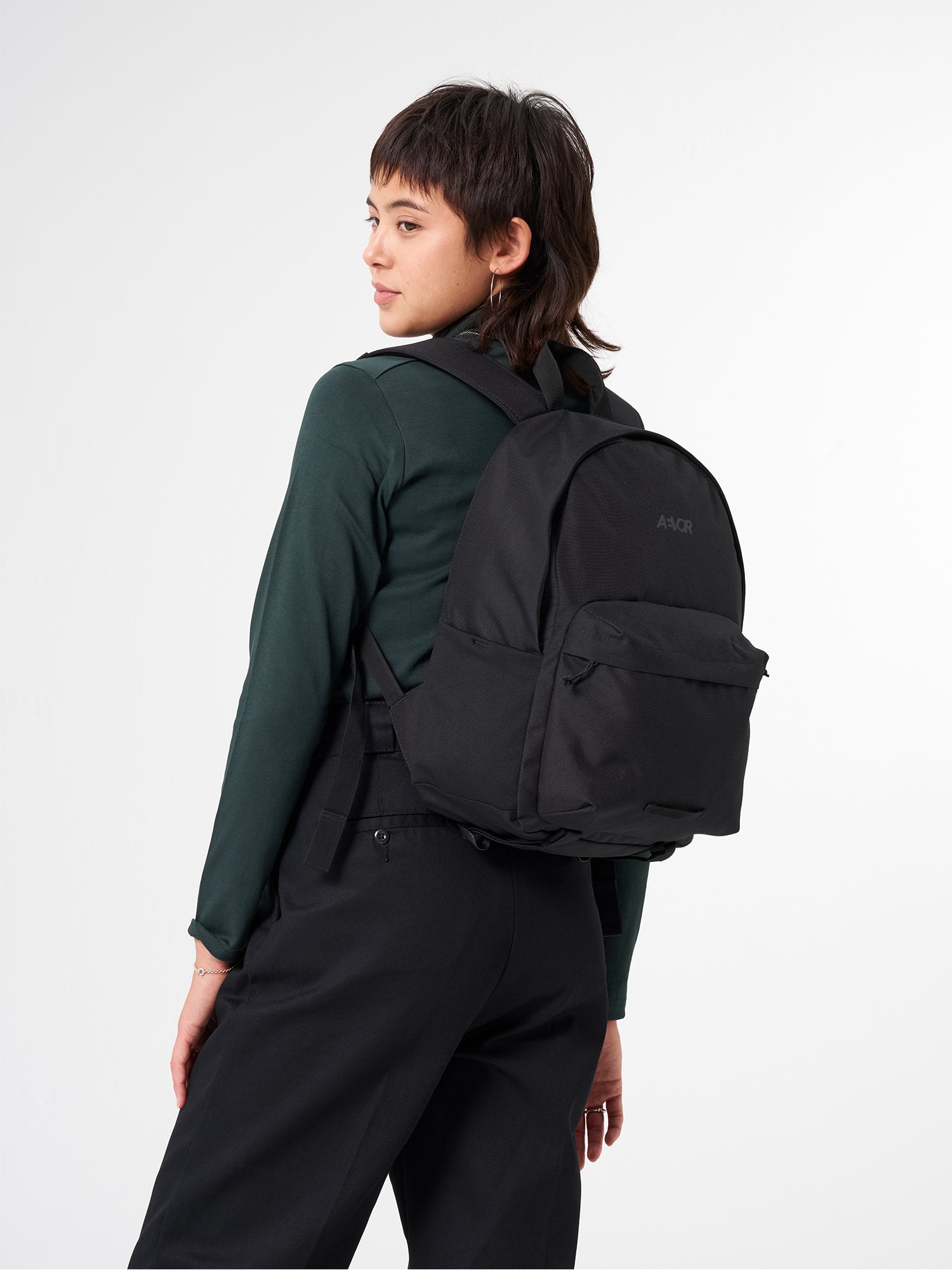 AEVOR-Everyday-Pack-Black-model-front