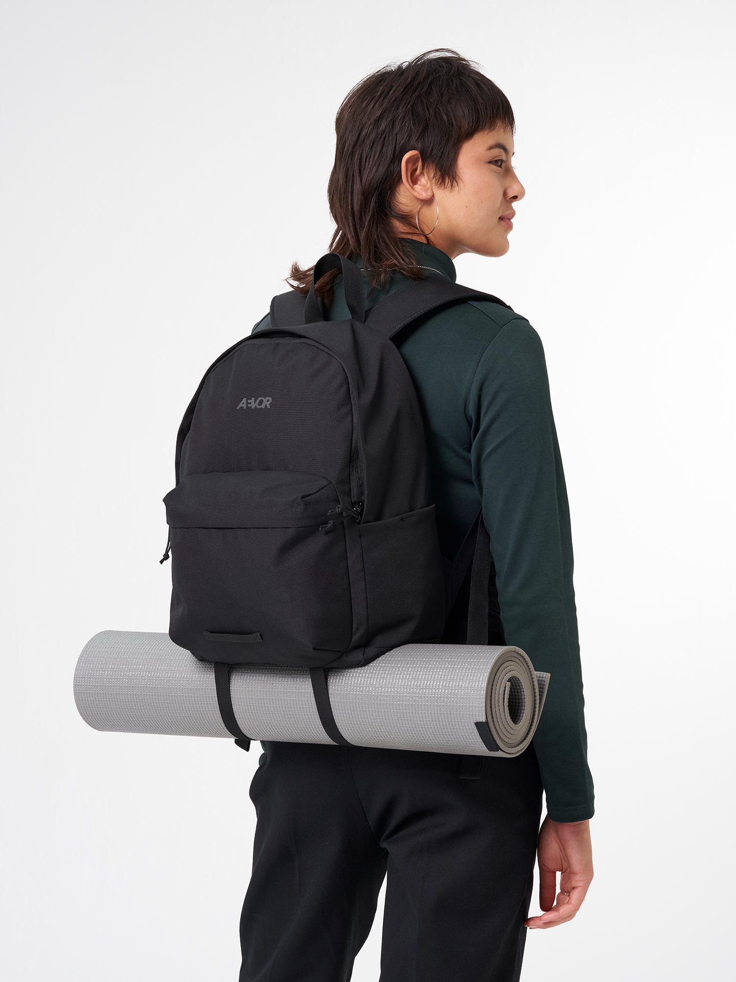 AEVOR-Everyday-Pack-Black-model-front-details