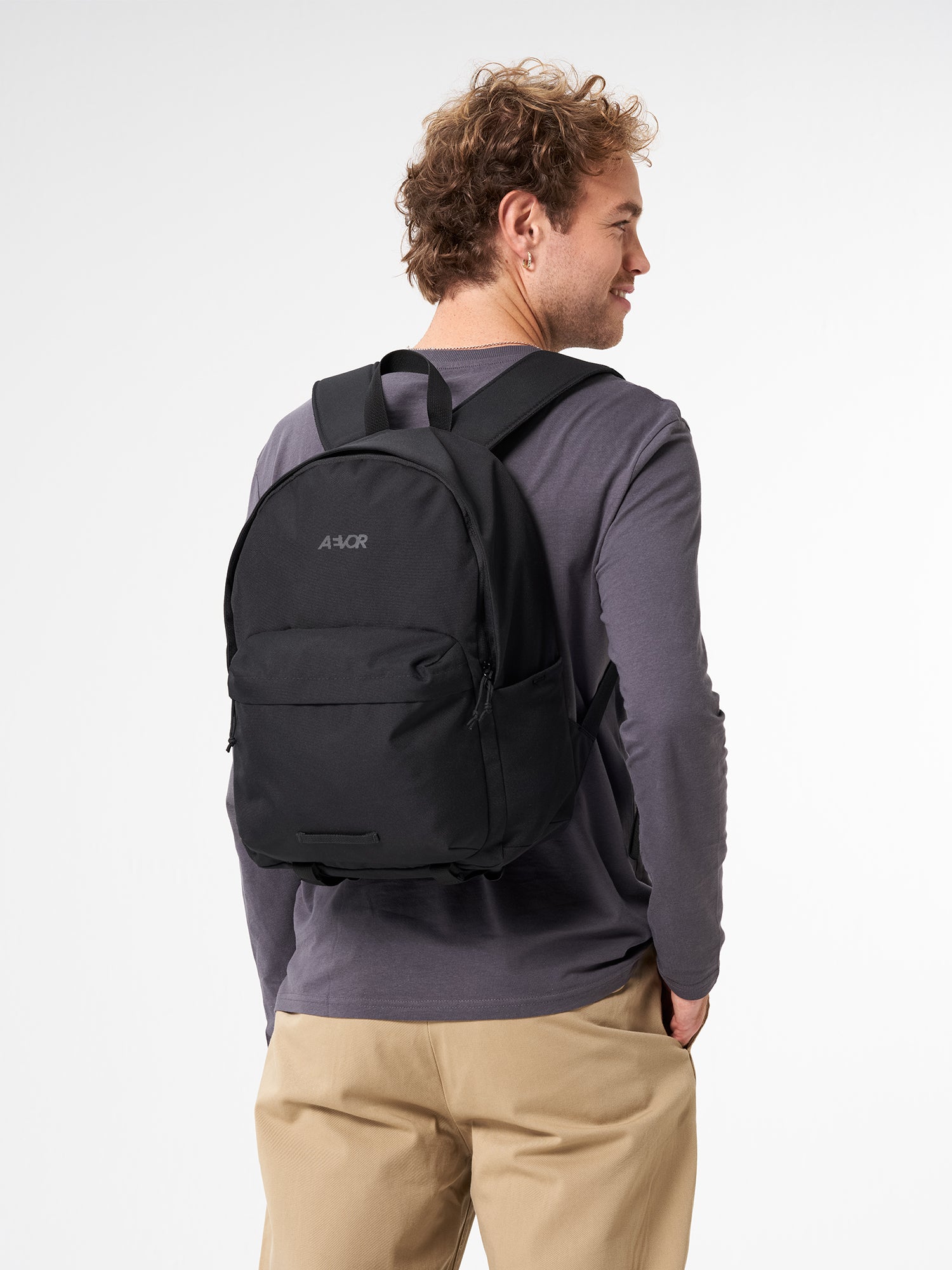 AEVOR-Everyday-Pack-Black-model-front