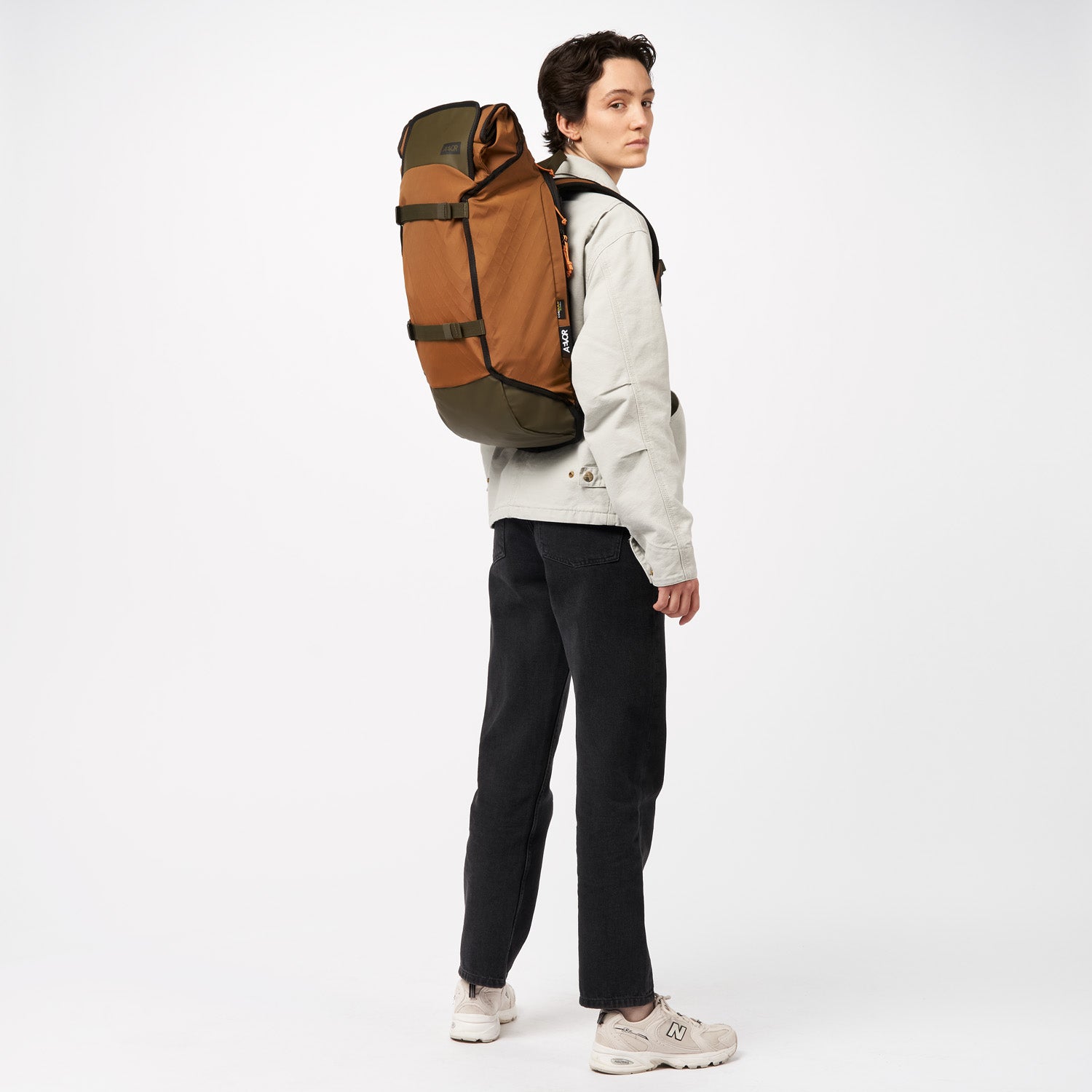 AEVOR-backpack-Trip-Pack-Diamond-Desert-model-side