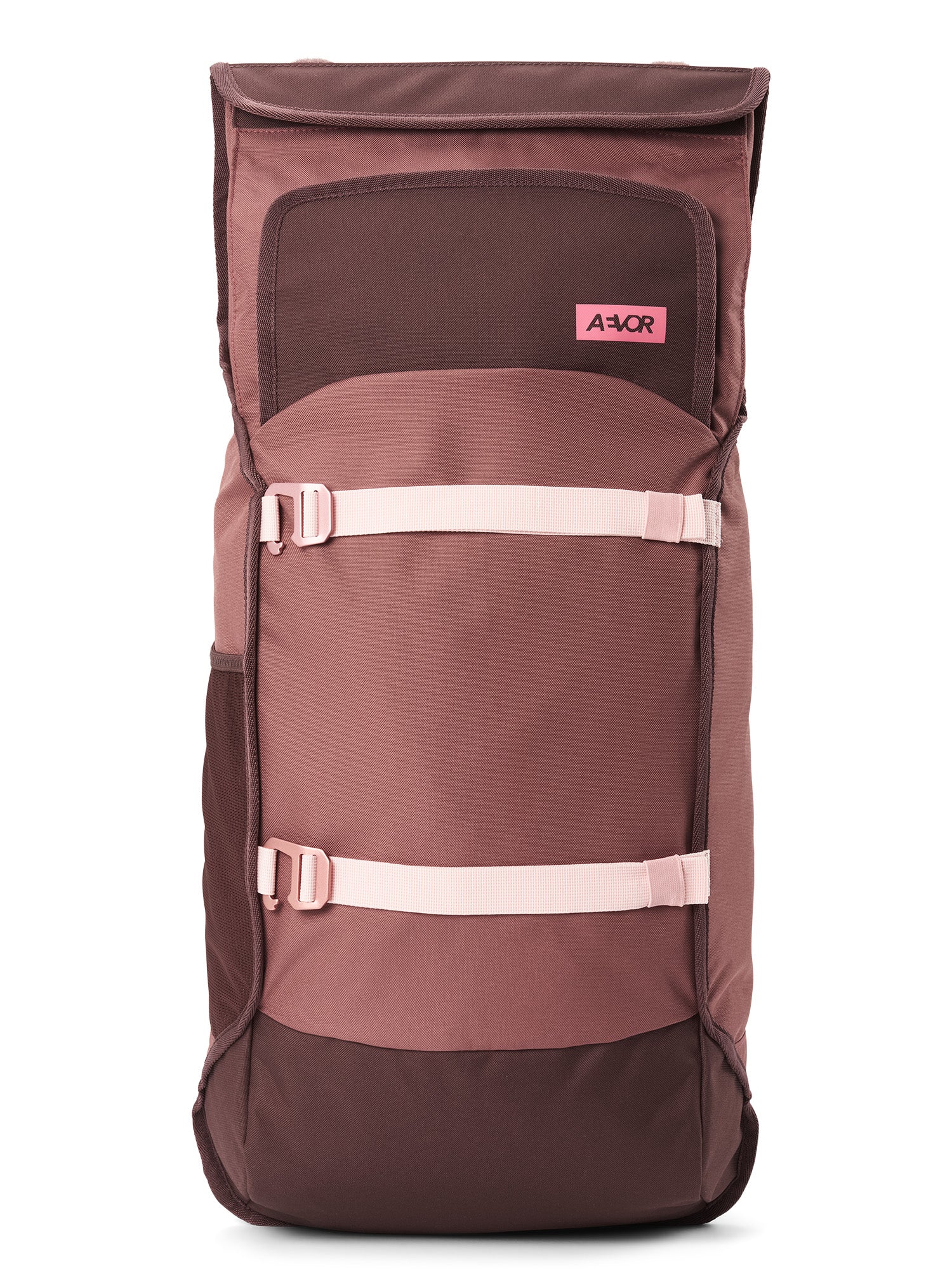 AEVOR-Trip-Pack-Raw-Ruby-front-details