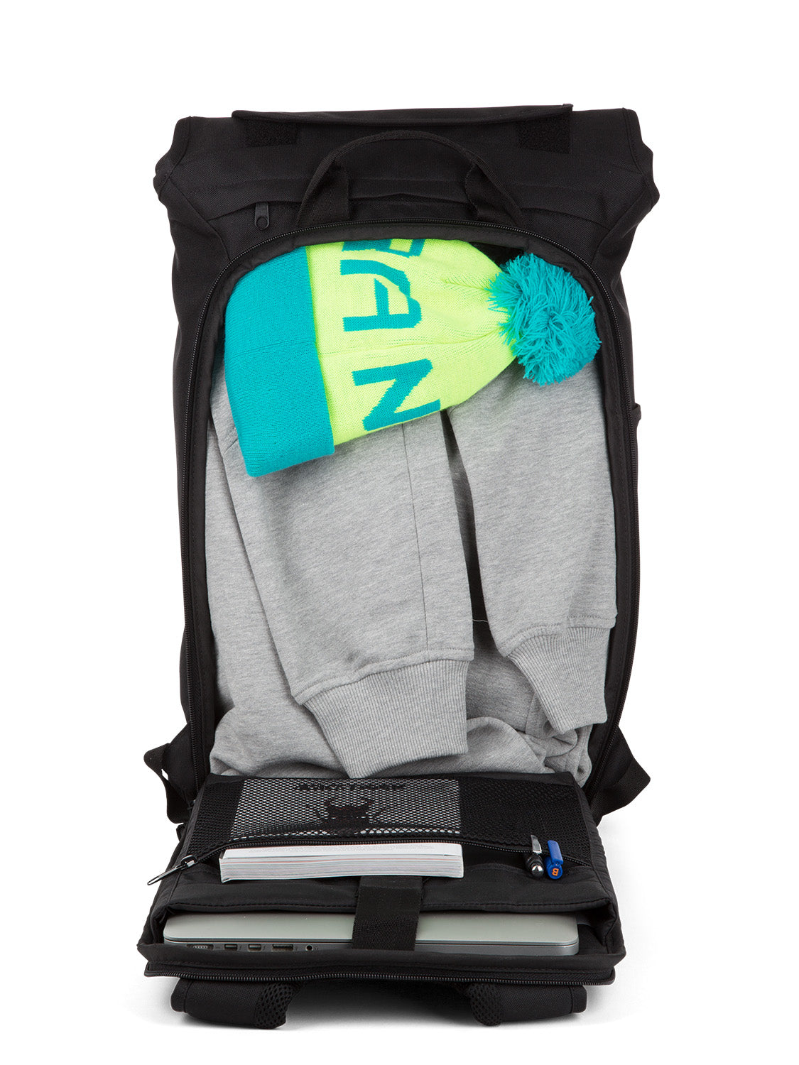 AEVOR-backpack-Trip-Pack-Proof-Petrol-open