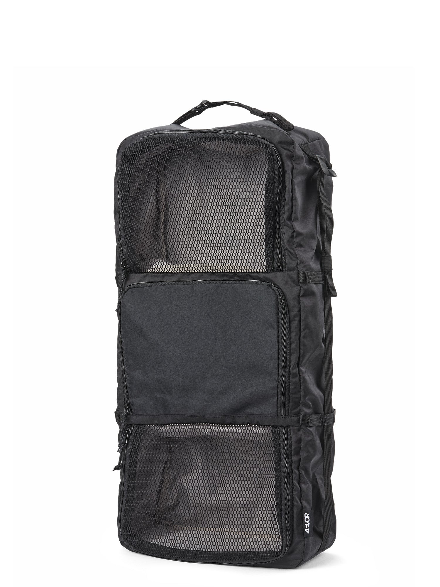AEVOR-Travel-Trunk-Ripstop-Black-front