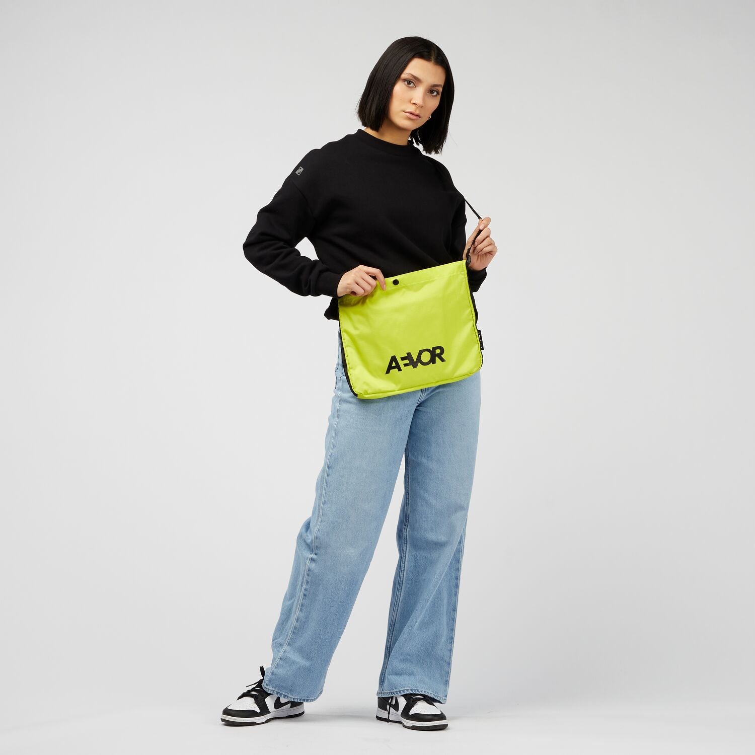 Bike Musette - Ripstop Lime