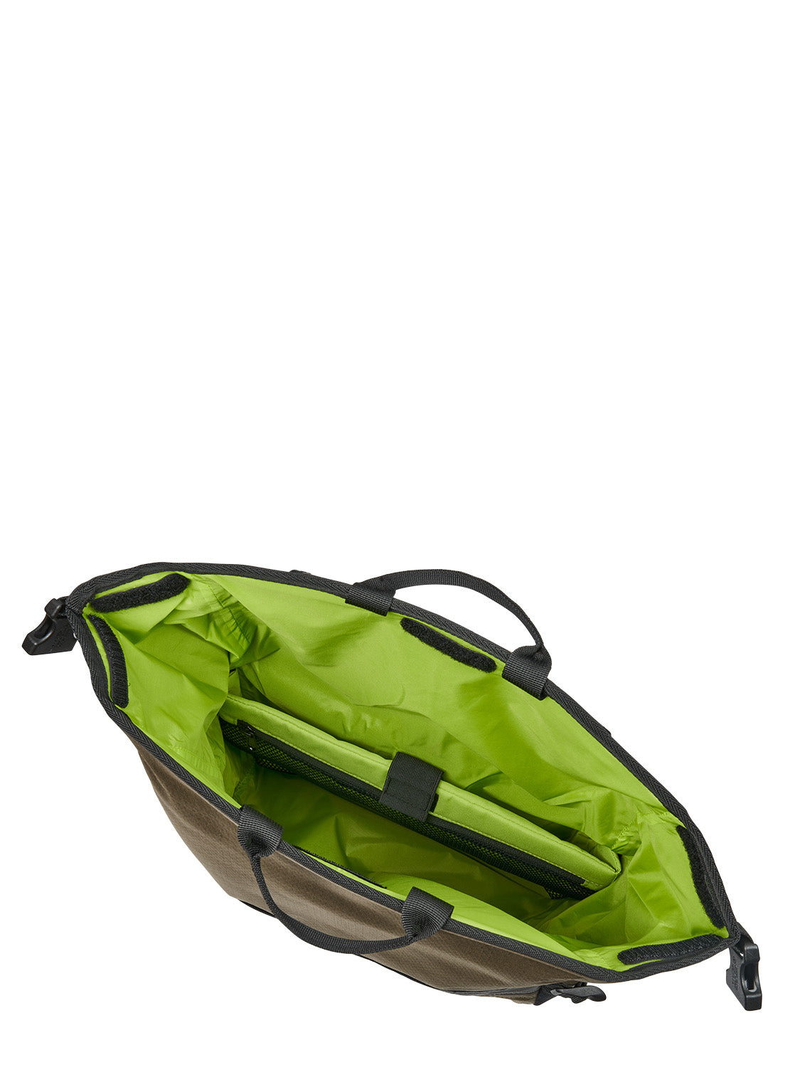 AEVOR-Triple-Bike-Bag-Proof-Olive-Gold-open