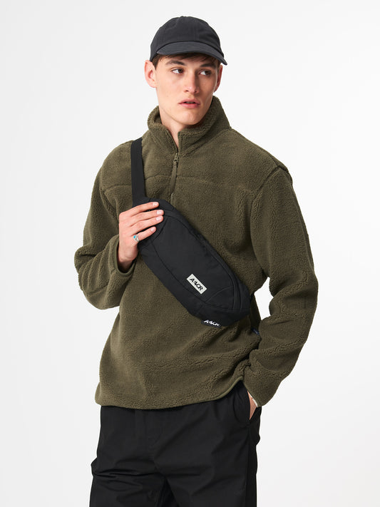 AEVOR-Shoulder-Bag-Black-Eclipse-model-front