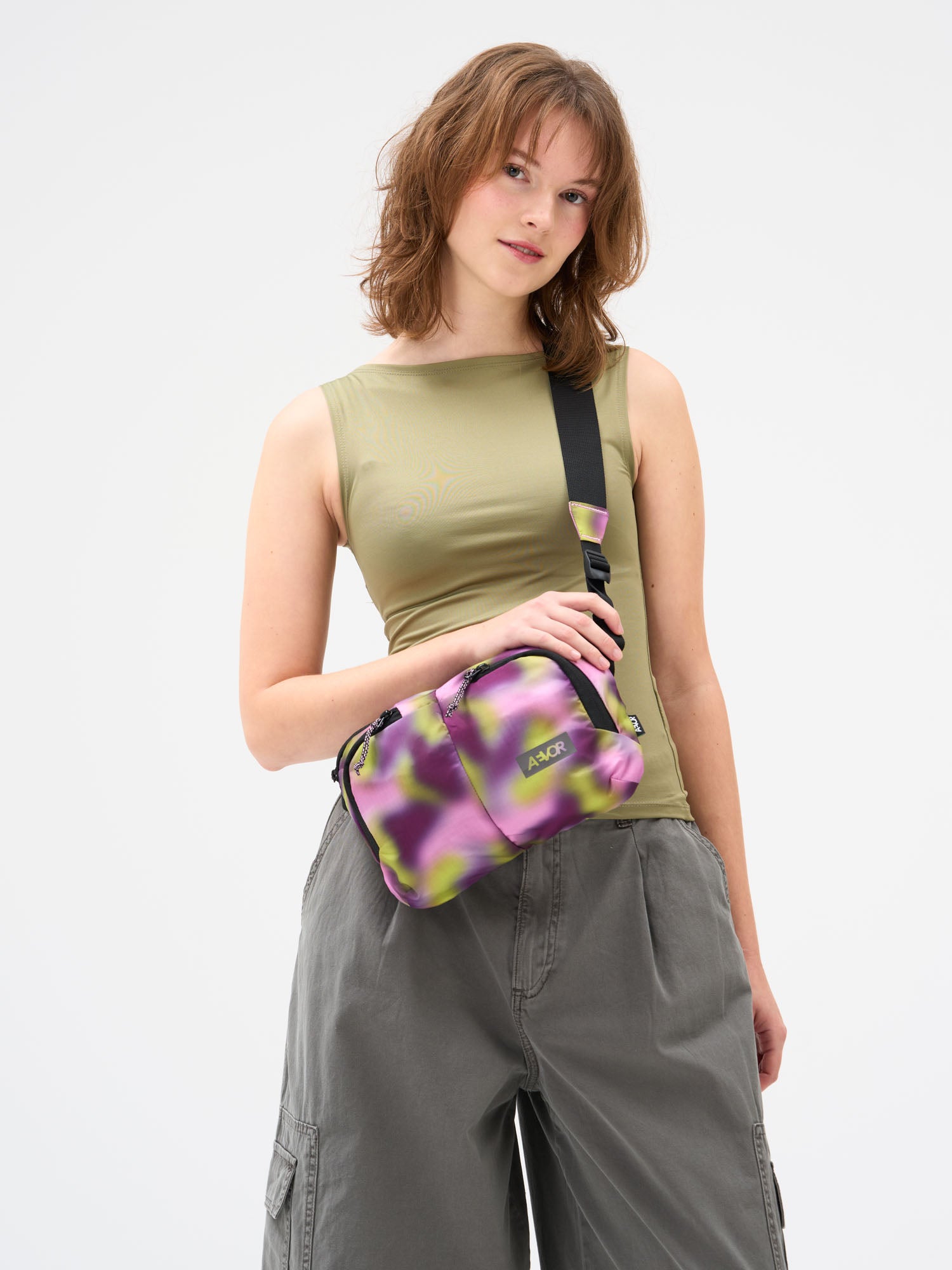 Sacoche Bag - Ripstop Psychedelic Slush