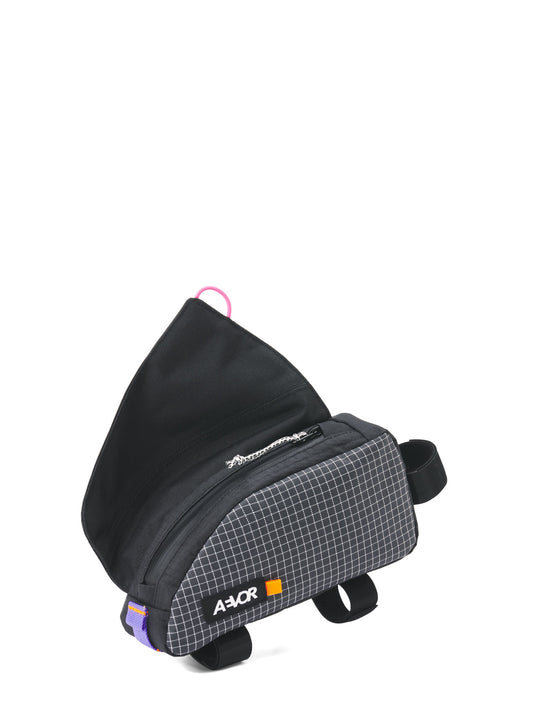 AEVOR-UBG-Top-Tube-Pack-S-Black-White-Grid-front