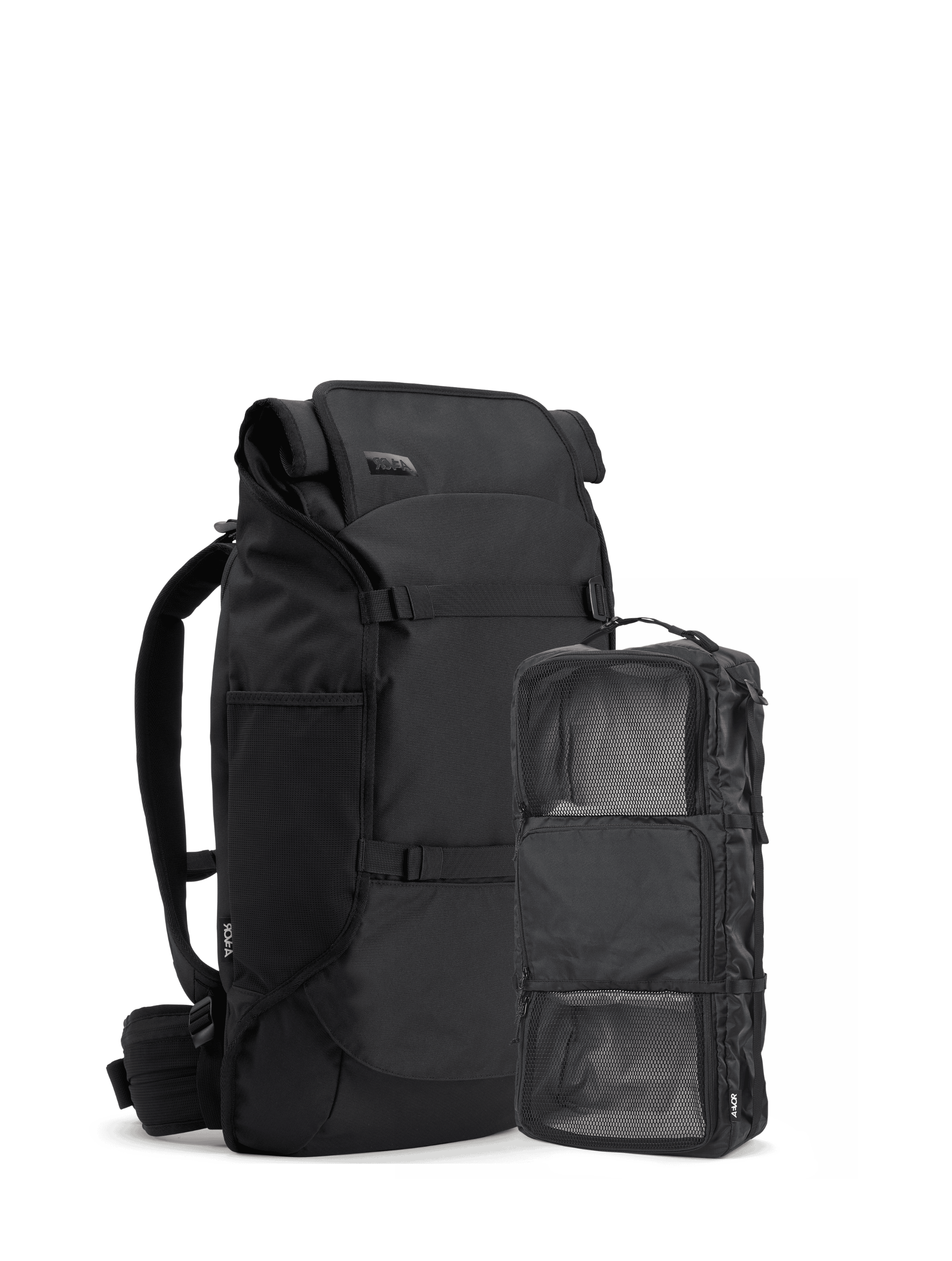 Travel Pack Black Eclipse + Travel Trunk Set