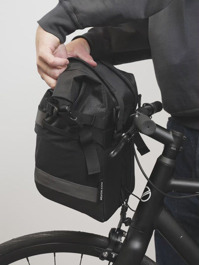 AEVOR-Triple-Bike-Bag-Proof-Olive-Gold-model-video