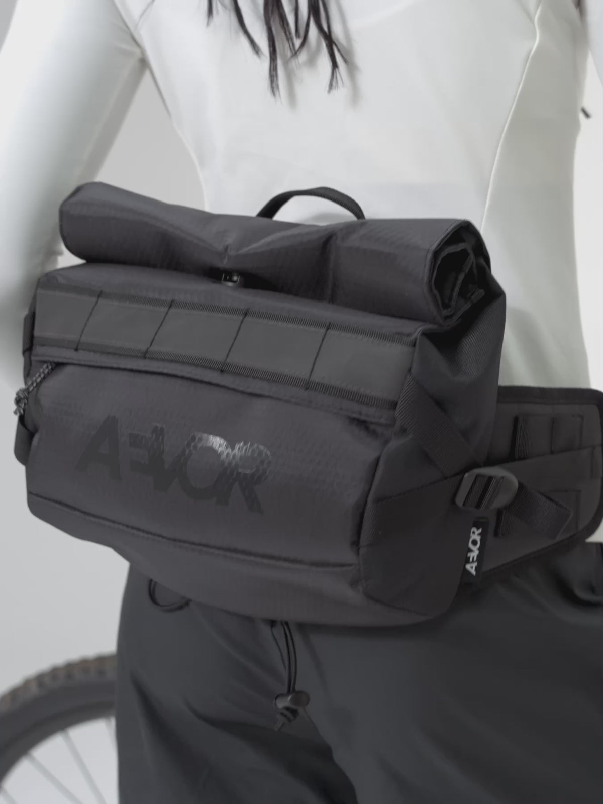 AEVOR-Waist-Pack-Proof-Black-model-video