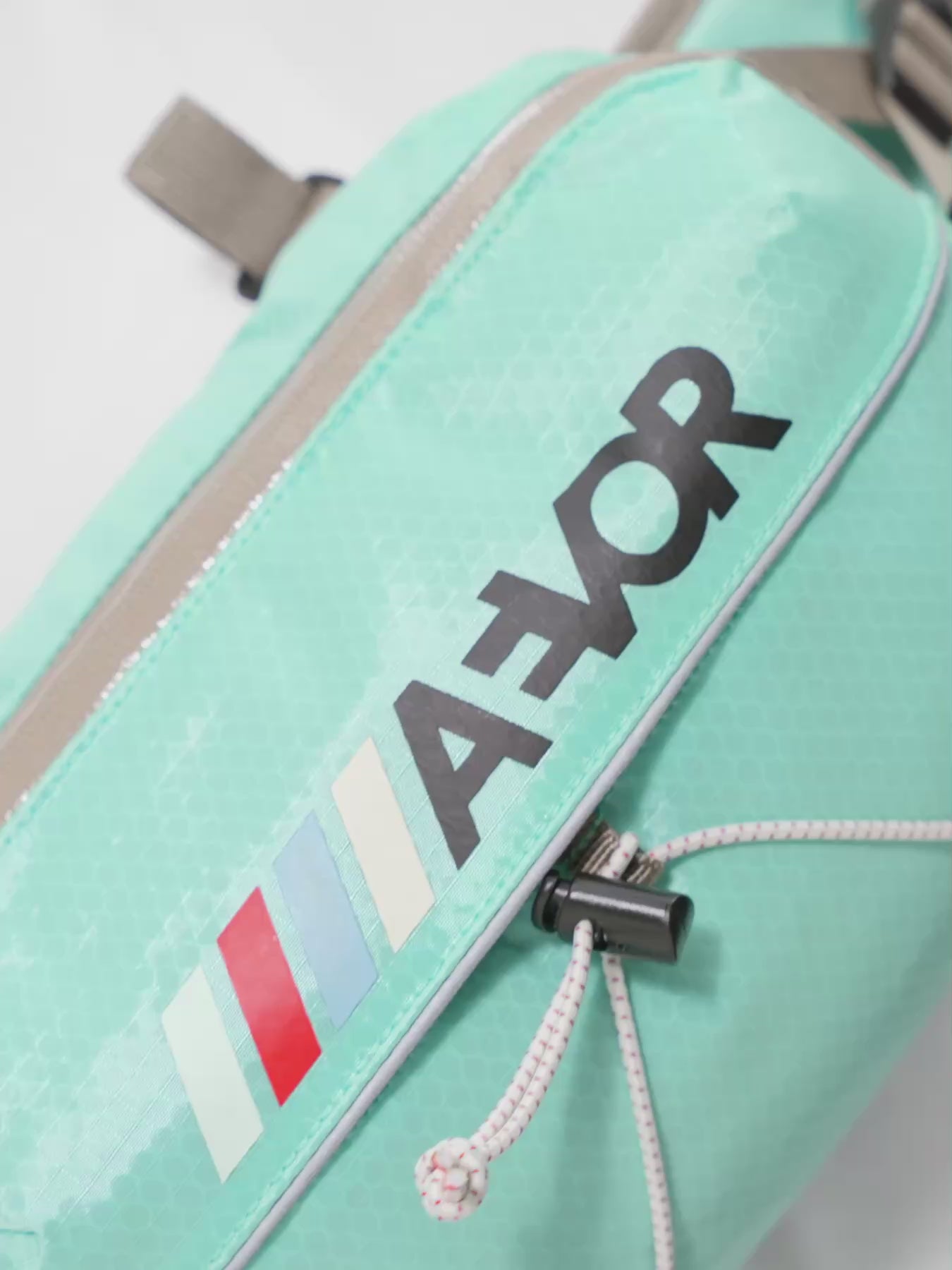 AEVOR-Bar-Bag-Proof-Green-Blue-model-video