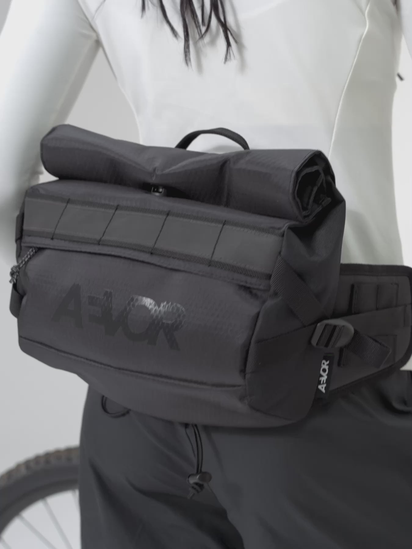 AEVOR-Waist-Pack-Proof-Black-model-video