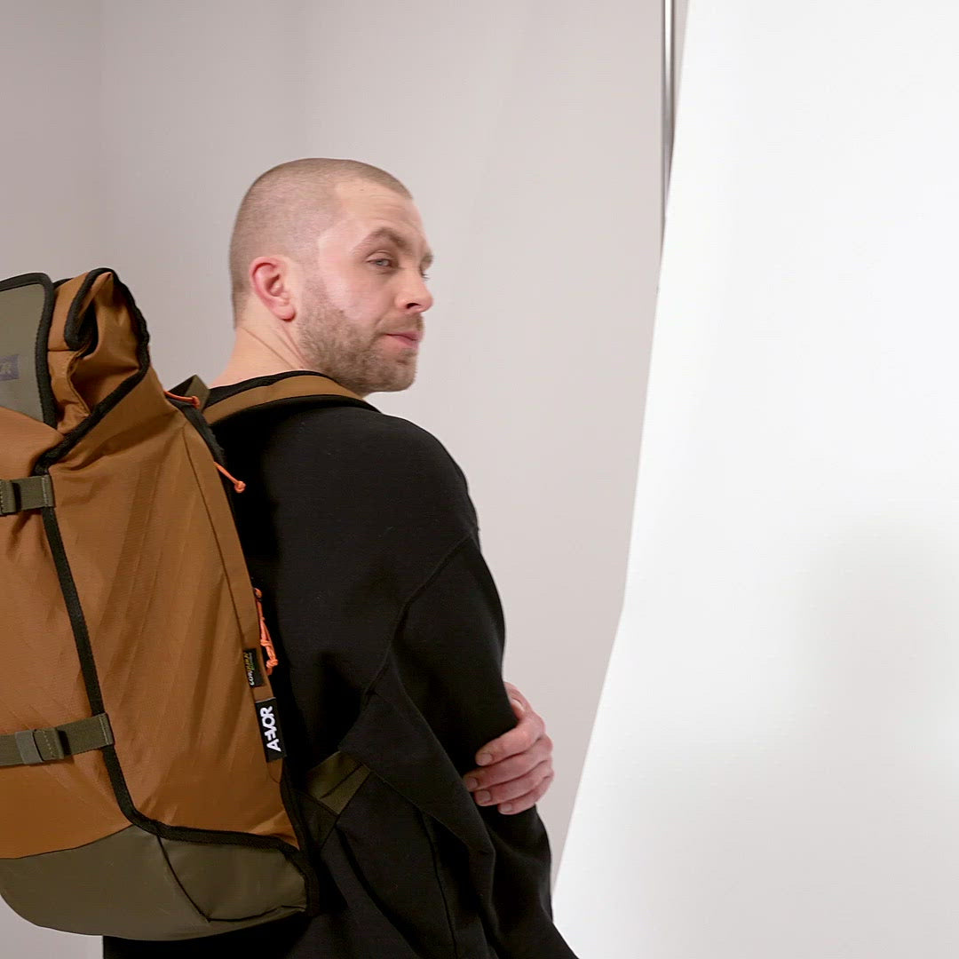 AEVOR-backpack-Trip-Pack-Diamond-Desert-model-video