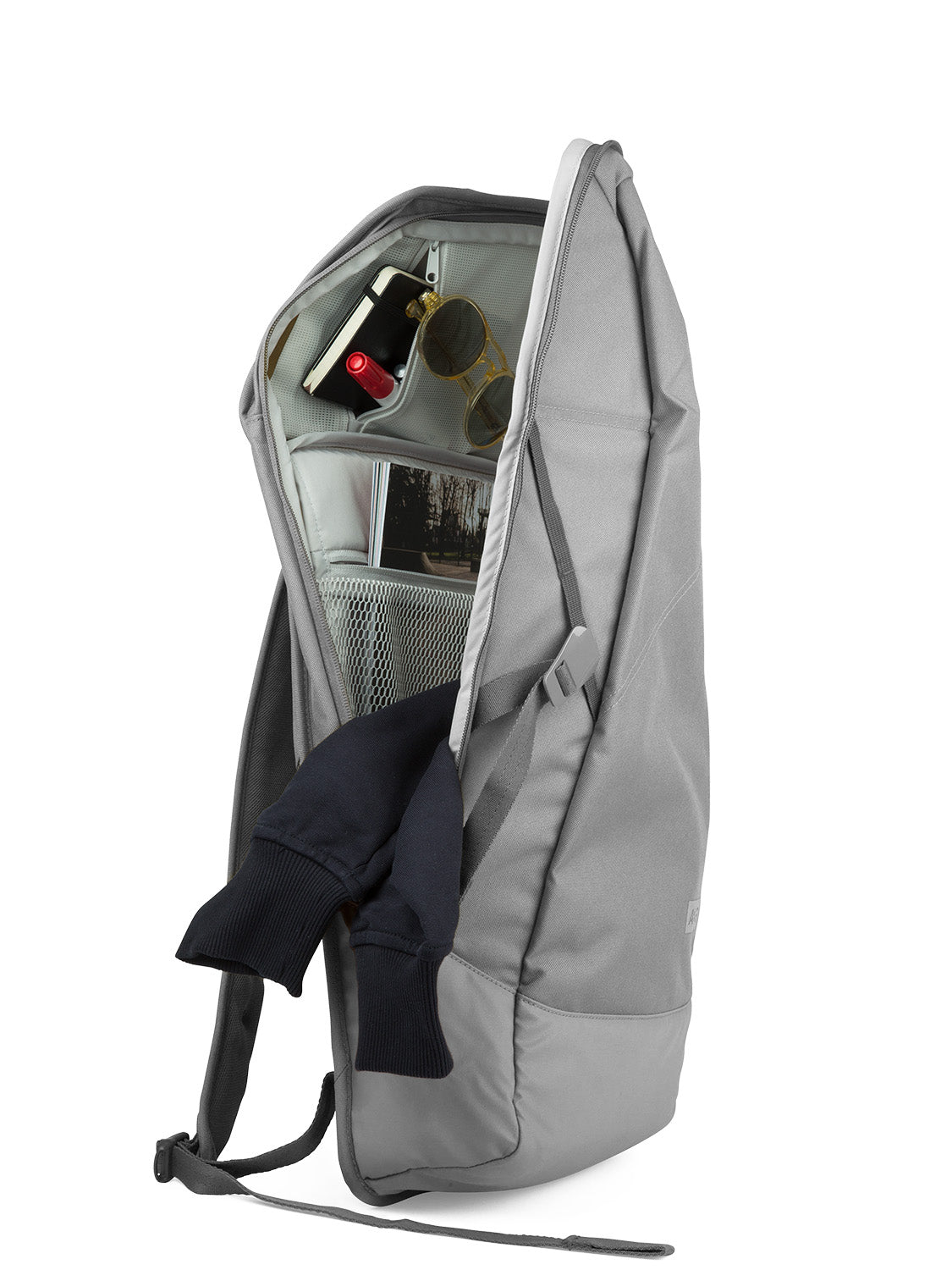 AEVOR-backpack-Daypack-Proof-Black-open