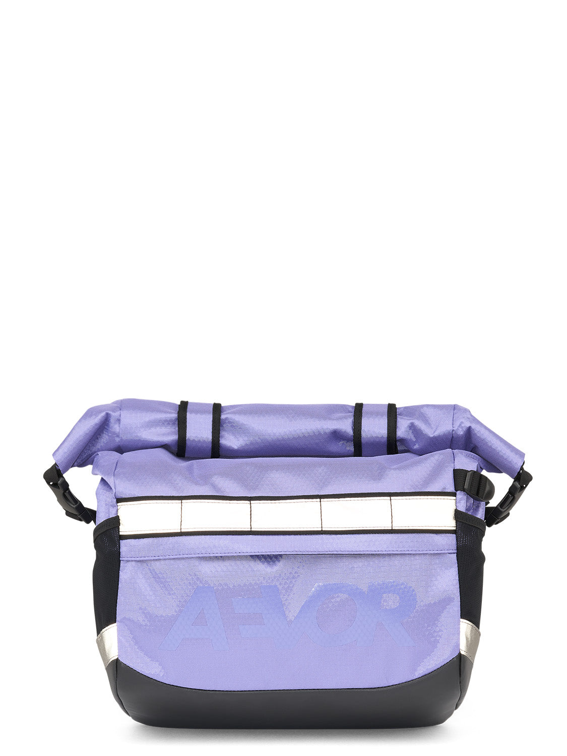 purple bike bag
