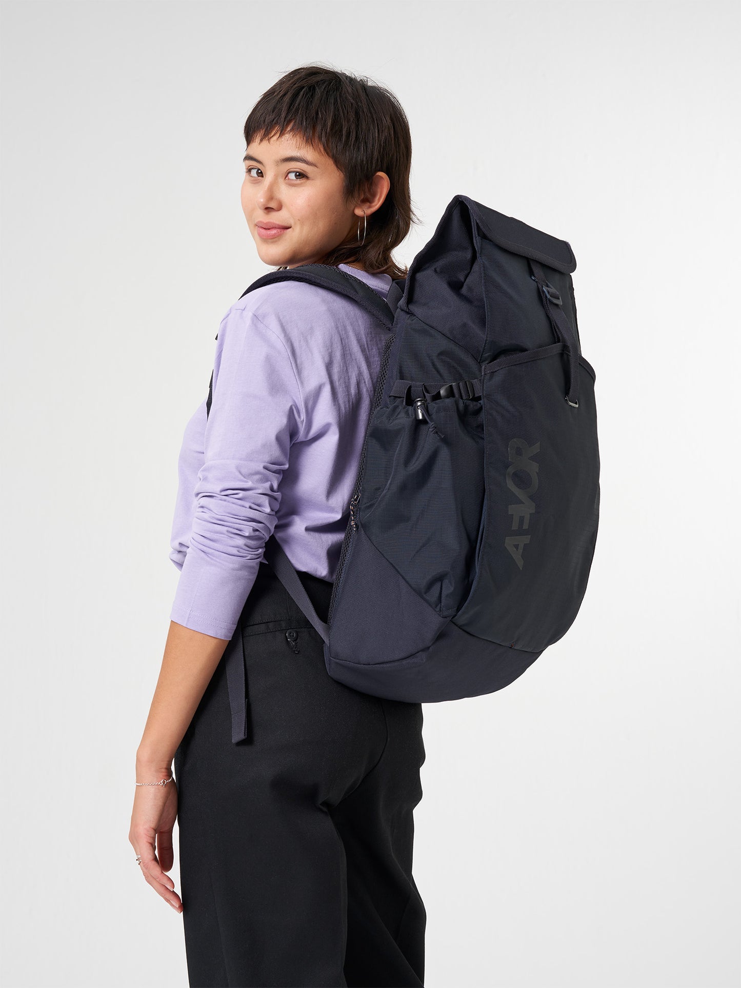 AEVOR-Roll-Pack-Diamond-Marine-model-front