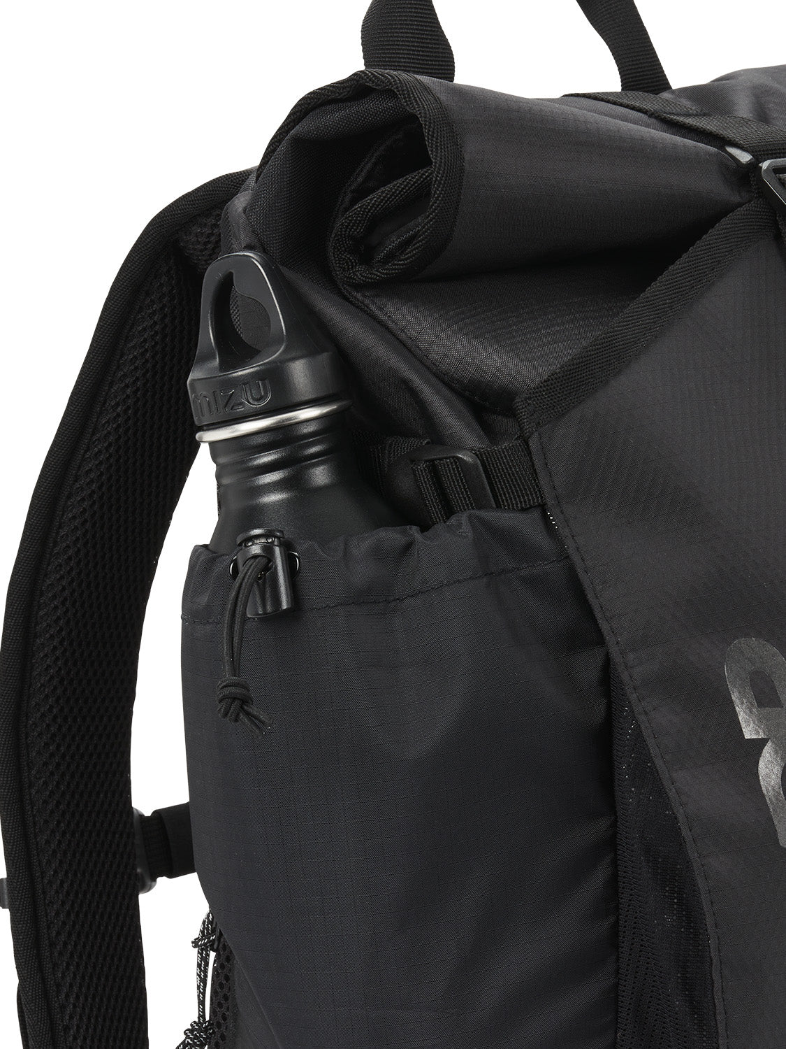 AEVOR-backpack-Rollpack-Proof-Black-detail