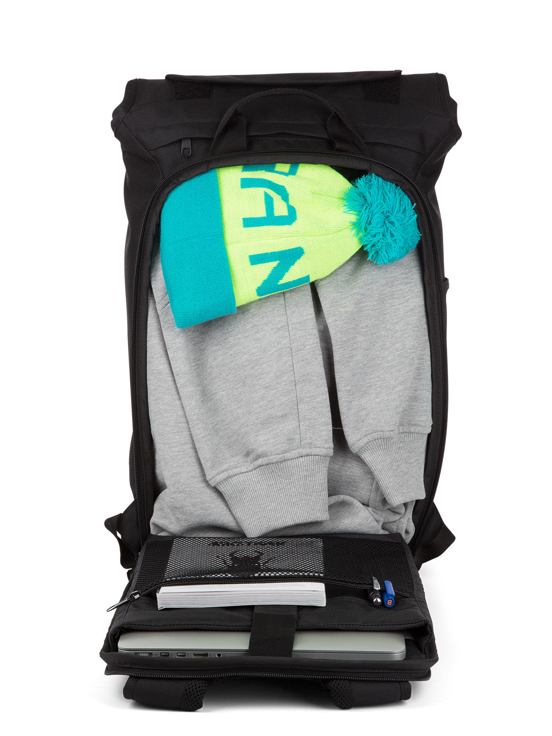 AEVOR-backpack-Trip-Pack-Proof-Black-open