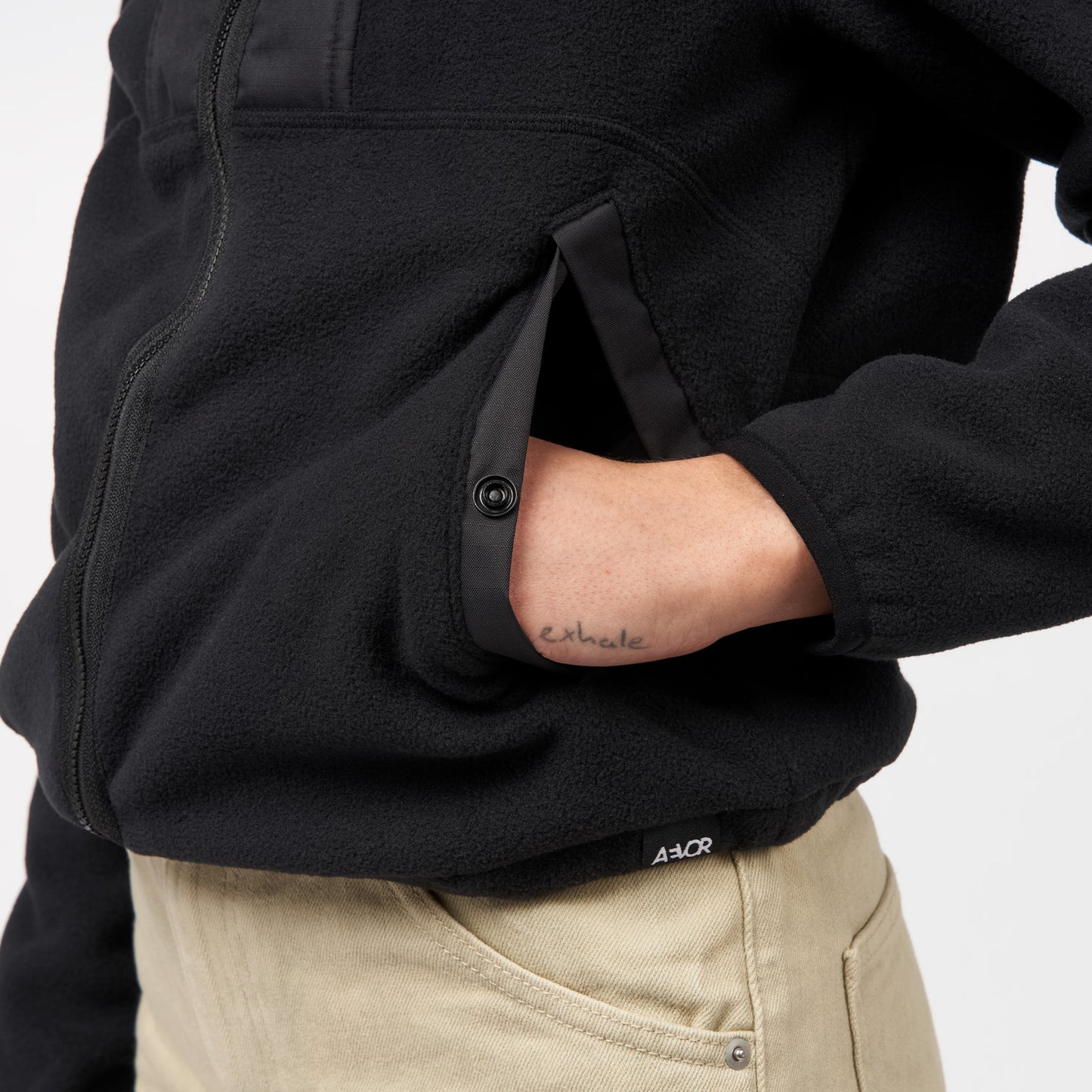 AEVOR Utility Fleece Jacket - black