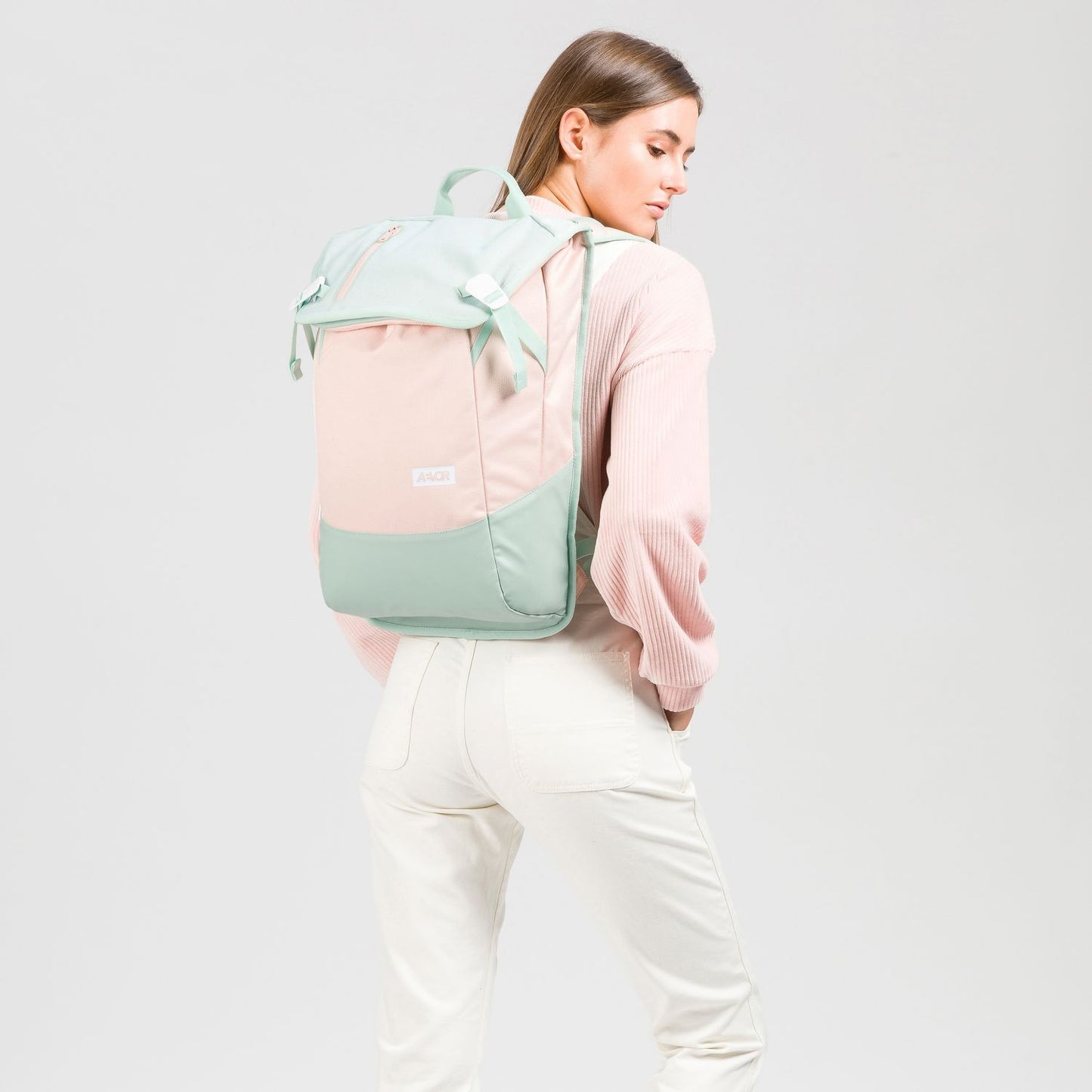 AEVOR-backpack-Daypack-Bichrome-Bloom-model-side