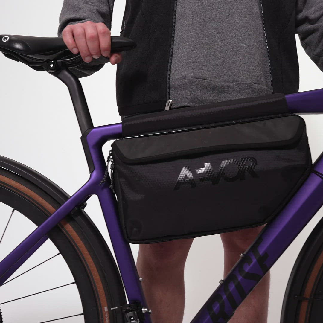 Mua 2.5L Bike Frame Bag Handlebar Bag Large Capacity Waterproof - Black tại  Wonderland Global | Tiki